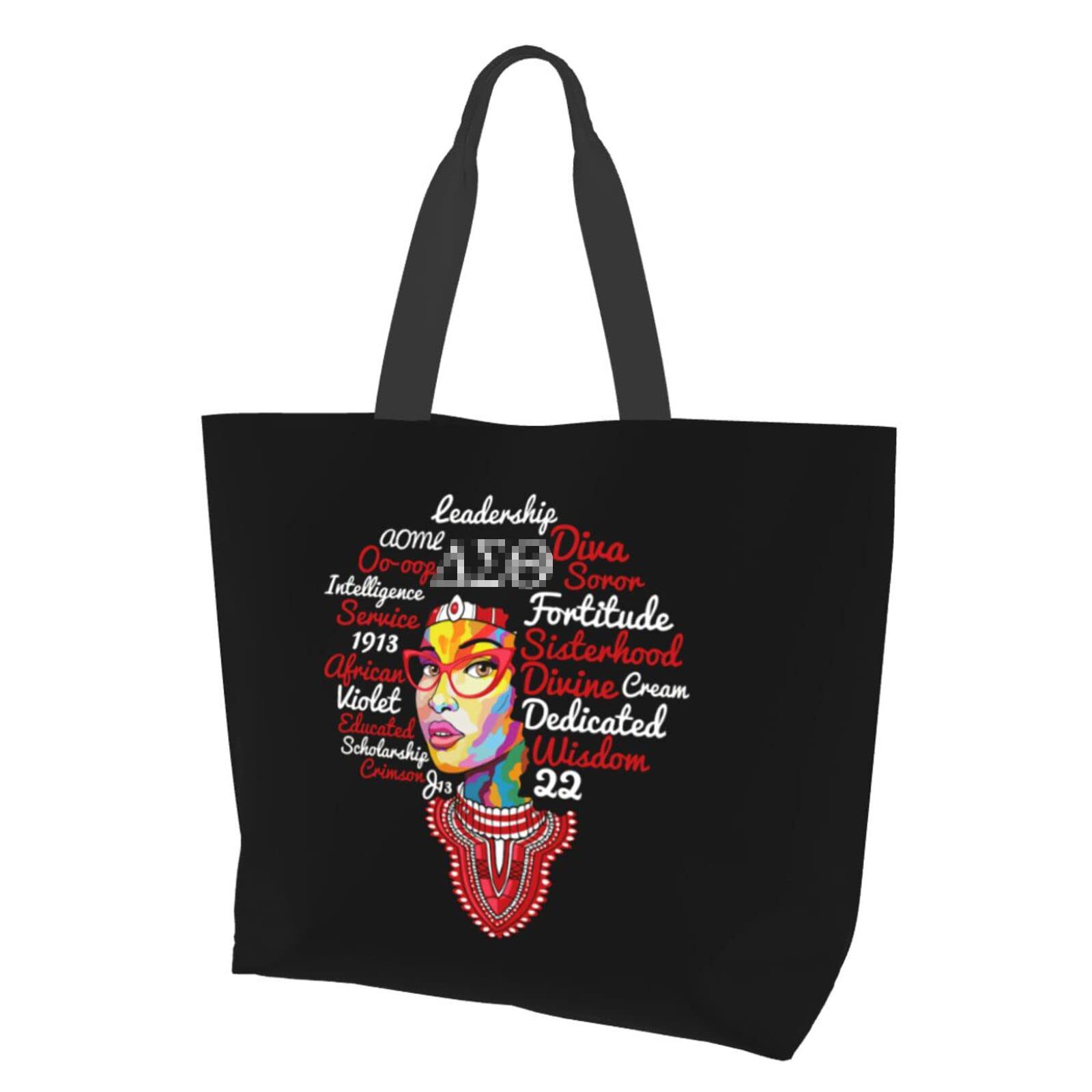 Vintage Designer Tote Bag for Women - Large Reusable Shopping Bag with Handles - Stylish Shoulder Bag for Work, Travel & Everyday Use