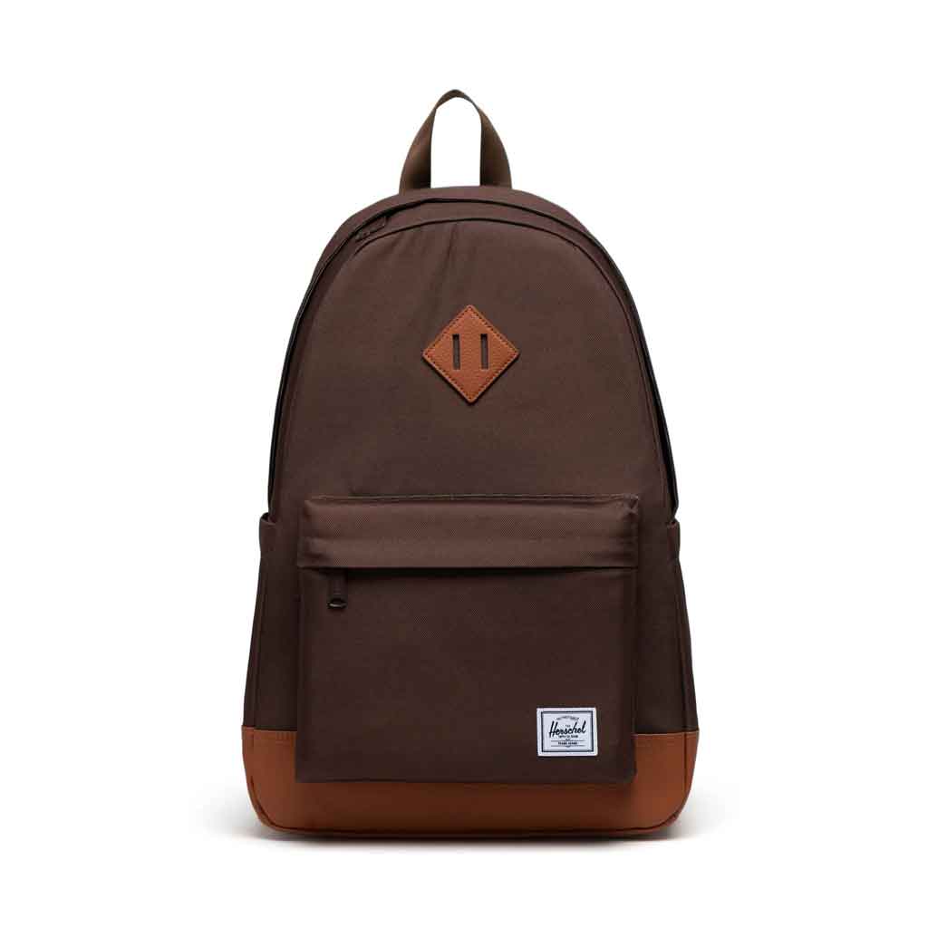 Herschel Heritage Backpack - Stylish & Durable Dark Earth Laptop Backpack for School, Travel & Work | Perfect for Students, Commuters & Professionals