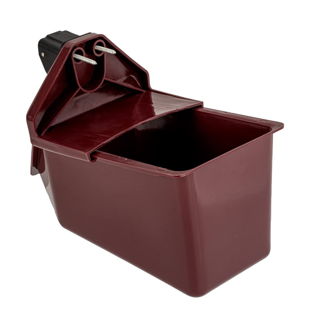Restaurantware Bar Lux 10-Pack 9 x 5.5 x 4.7 Inch Bottle Cap Catcher with Built-in Opener - Heavy Duty Red Plastic 2-in-1 Design for Beer, Soda & Beverages - Dishwasher Safe Bar Accessories for Home, Pub & Restaurant Use