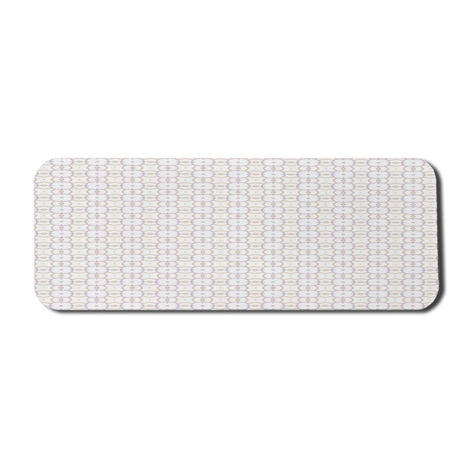 Ambesonne Pastel Triangle Pattern Non-Slip Gaming Mouse Pad - 31