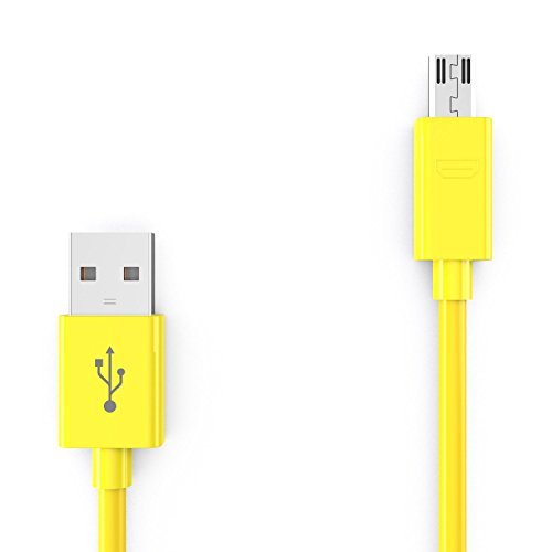 SANOKY 2-Pack Micro USB 2.0 Charging Cables for Android Phones & Tablets - 3ft Fast Charging & Data Sync Cord (Assorted Colors) - Perfect for Home, Office, Car & Travel Use