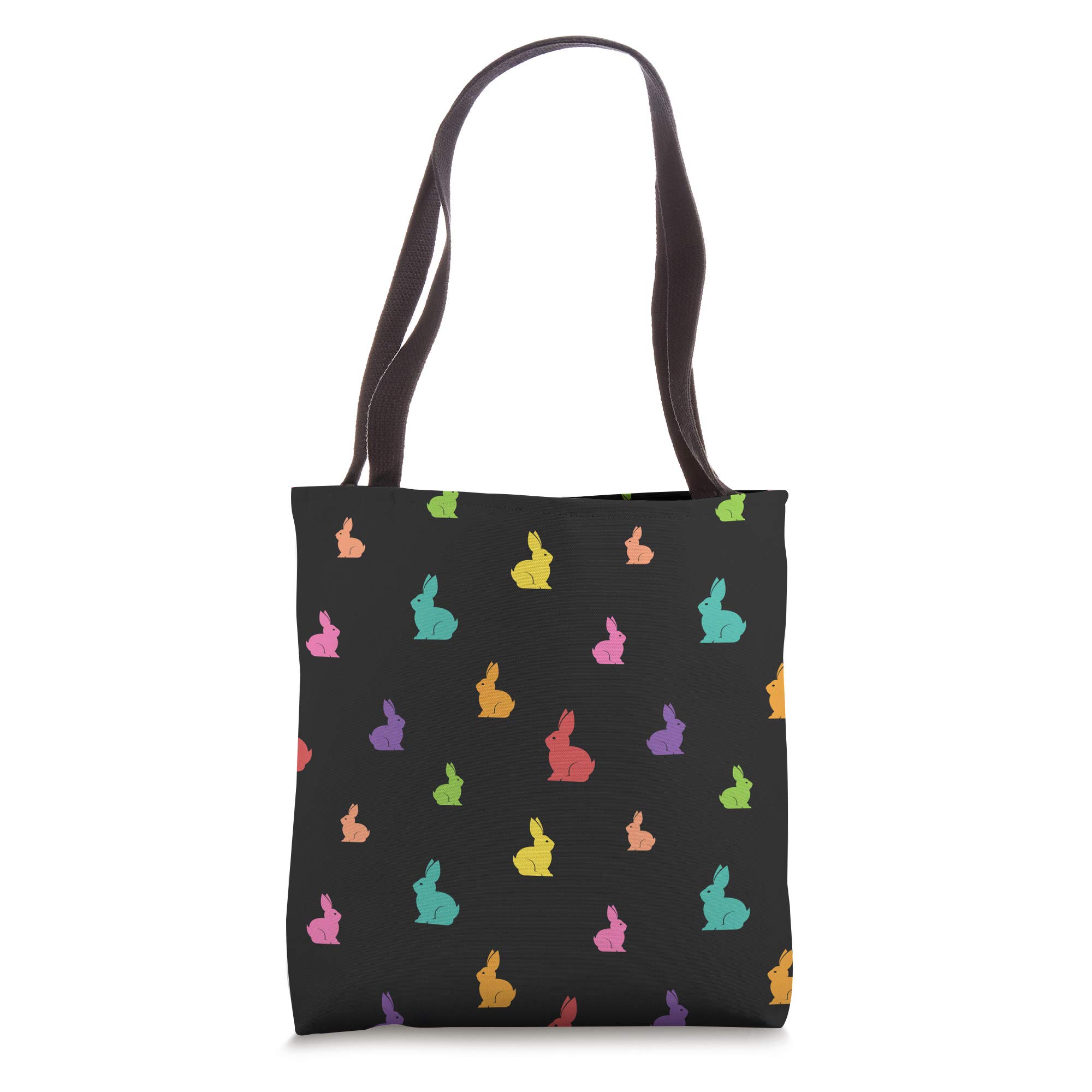 Cute Bunny Rabbit Tote Bag for Women - Large Canvas Shopping Bag with Rabbit Print - Perfect for Grocery Shopping, Beach Trips & Daily Use