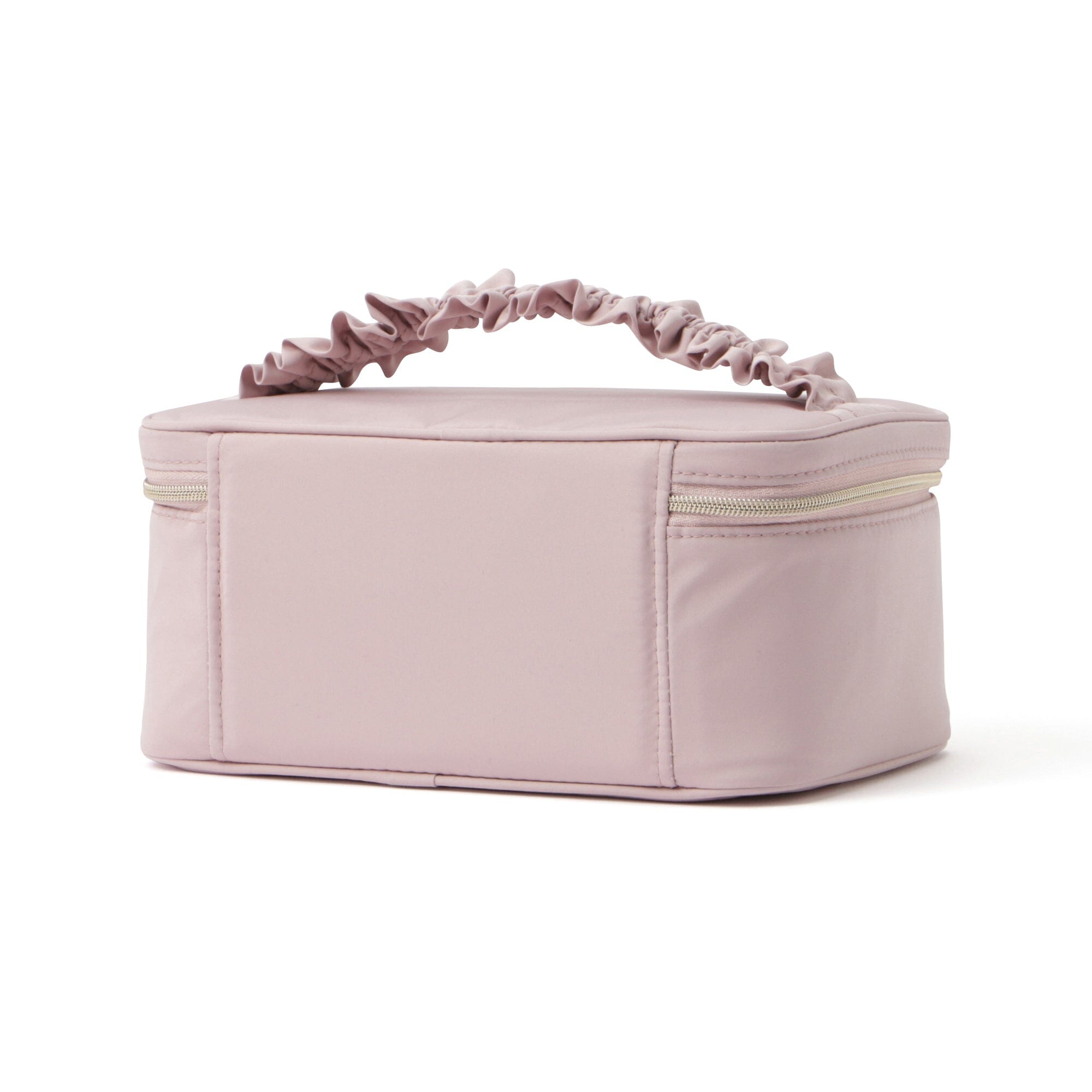 Frilly Vanity Pouch for Women - Small Pink Cosmetic Bag | Perfect for Makeup, Travel & Bridal Essentials Storage