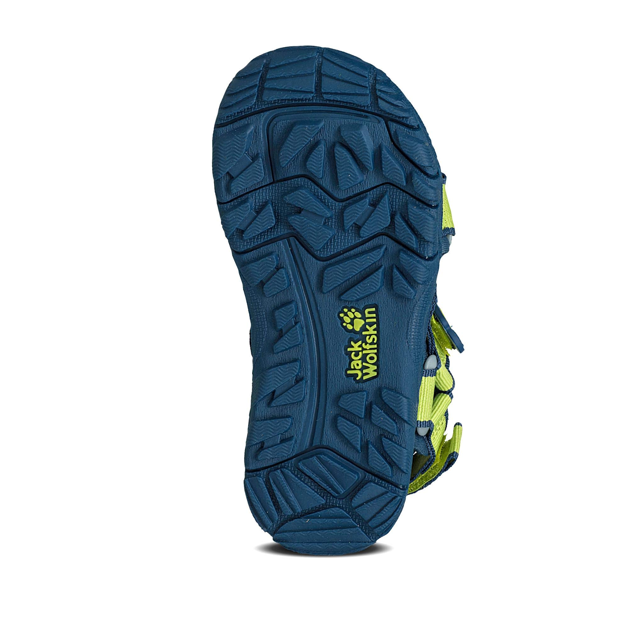 Jack Wolfskin Unisex-Child Seven Seas 3 K Sandal - Waterproof Hiking Sandals for Kids, Outdoor Adventure & Beach Walking - Perfect for Camping, Travel and Summer Activities
