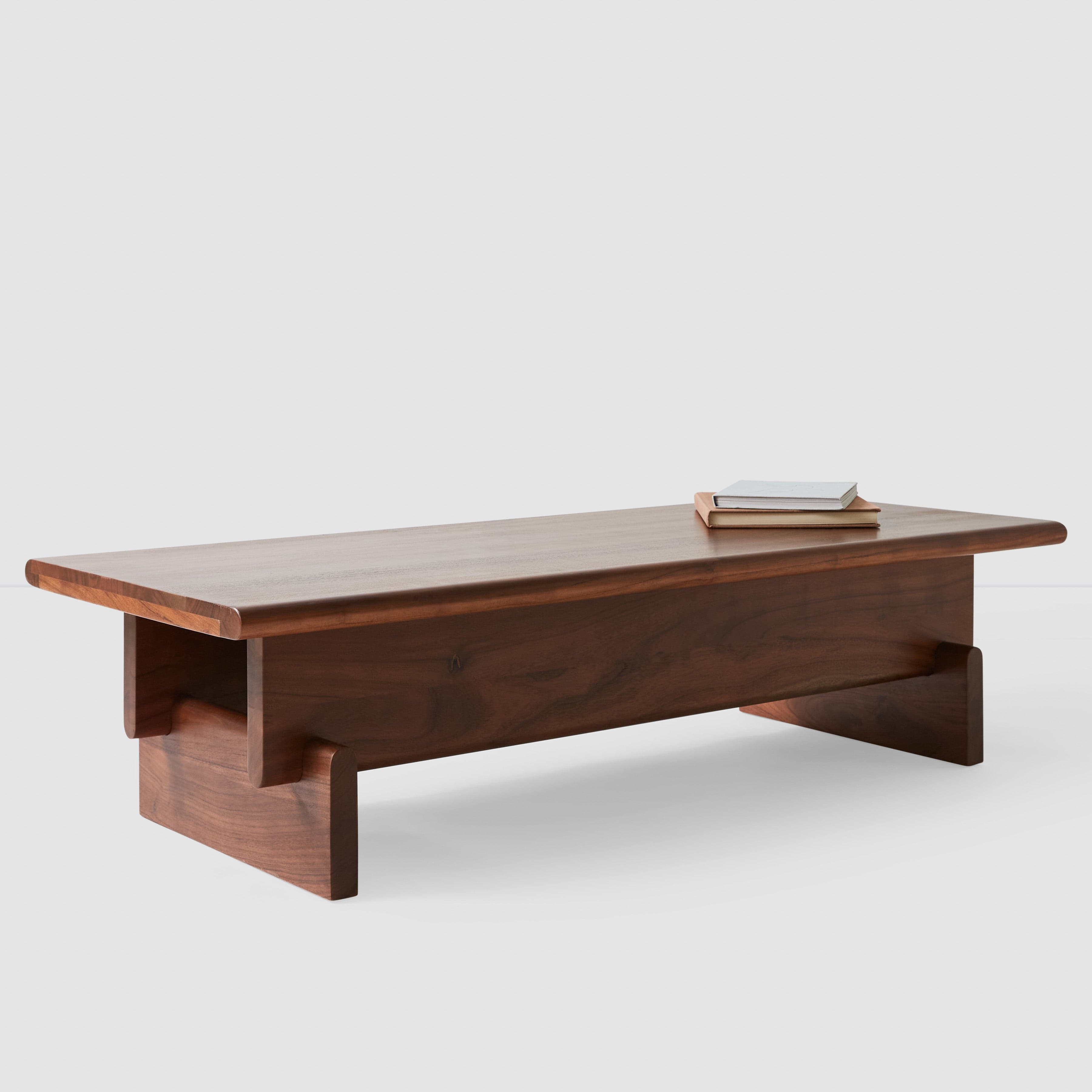 Stylish Nayani Solid Wood Coffee Table for Living Room - Modern Rustic End Table with Storage Shelf - Perfect for Home Decor, Lounge, and Office Use