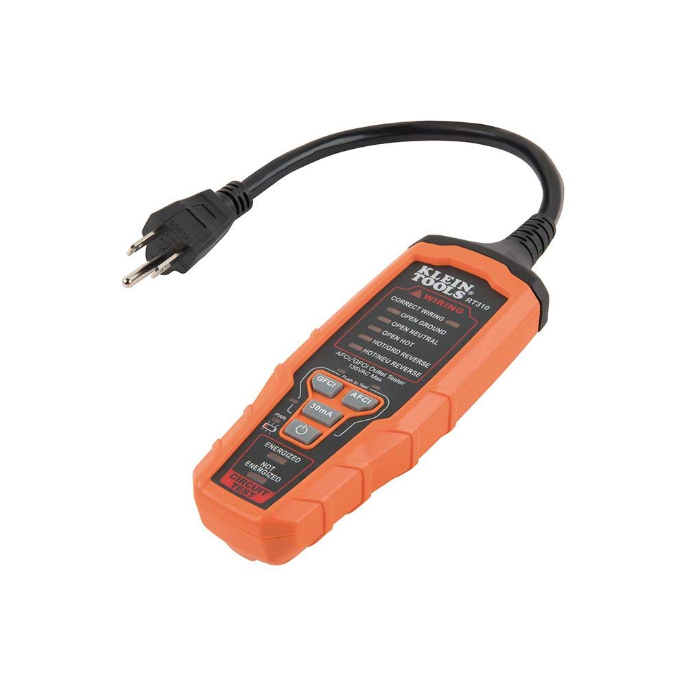 Klein Tools ET140 Moisture Meter & RT310 Outlet Tester Combo Kit - Professional Electrical Testing Tools for Home Inspection, HVAC, and DIY Projects