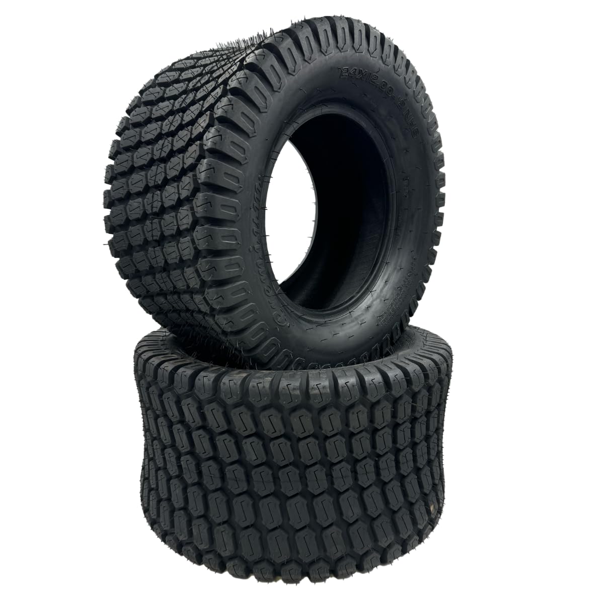 4 Ply Heavy Duty Lawn Mower Tires - Set of 2 Replacement Tires for John Deere Mowers & Most Riding Lawn Tractors | Perfect for Mowing Large Yards & Rough Terrain