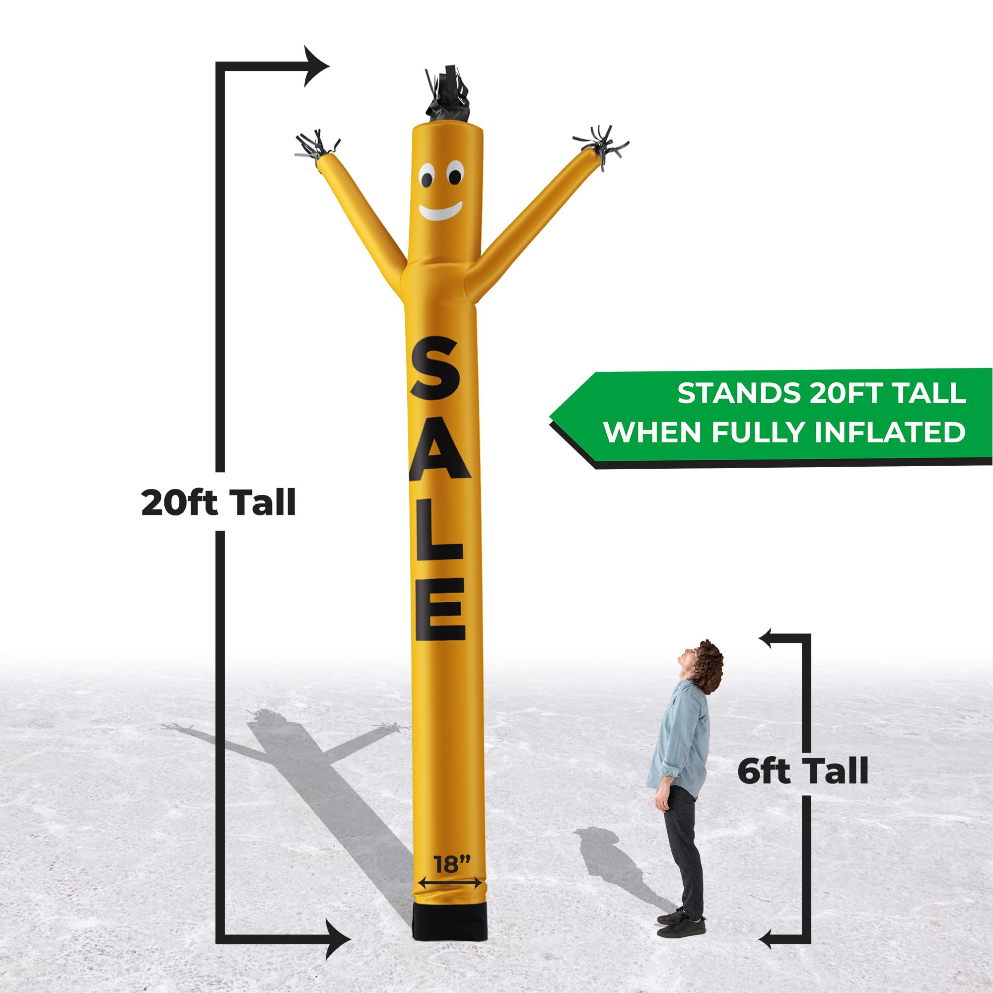 LookOurWay Sale - Air Dancers Inflatable Tube Man Wacky Waving Outdoor Advertising Display for Car Dealerships, Grand Openings & Events