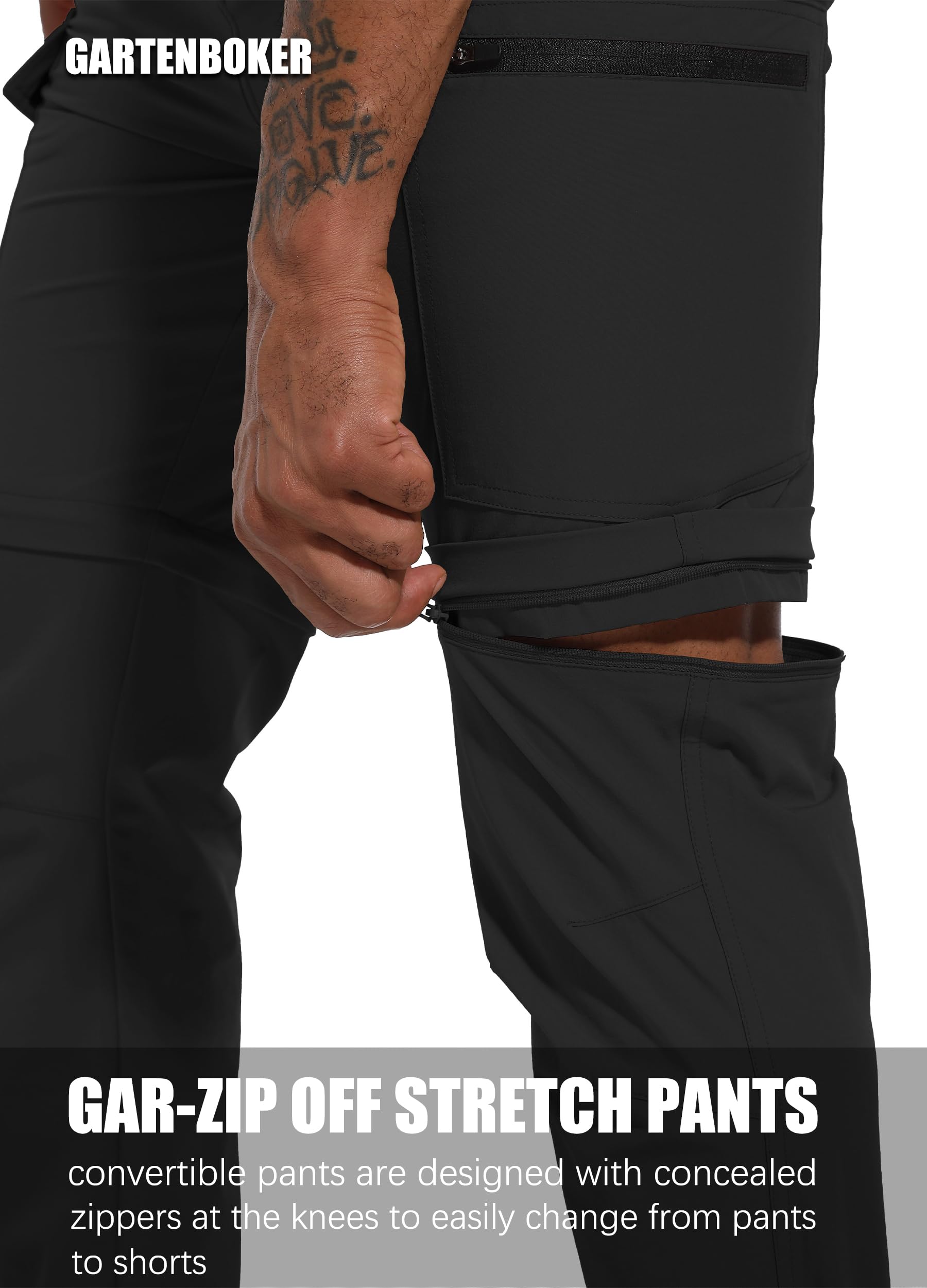 Men's Lightweight Hiking Cargo Pants - Quick Dry, Water Resistant Outdoor Pants with Stretch for Fishing, Travel & Climbing | Perfect for Camping, Backpacking & Adventure Activities