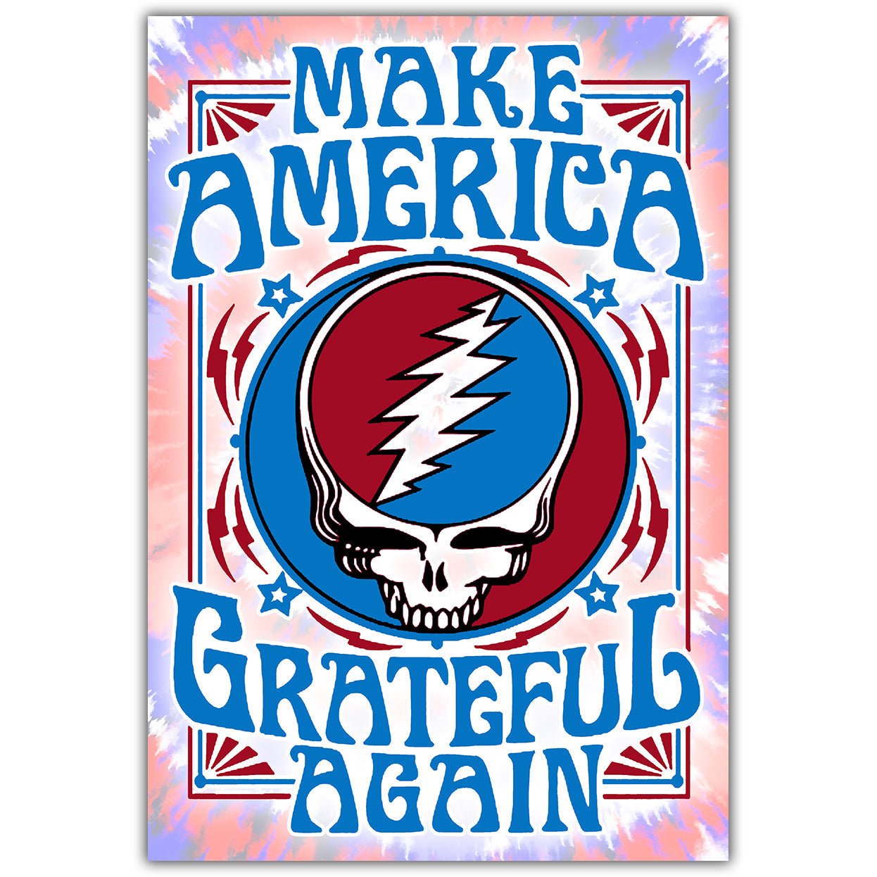 Make America Grateful Again Sticker - Patriotic Decal for Cars, Laptops & Water Bottles - Perfect for 4th of July, Veterans Day & Political Events