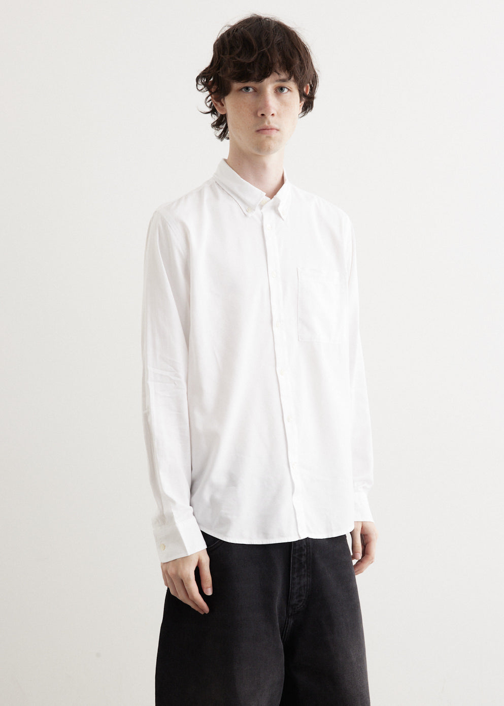 Premium Arne Tencel Cotton 5655-001 White Shirt - Soft & Breathable for Work, Travel & Casual Wear