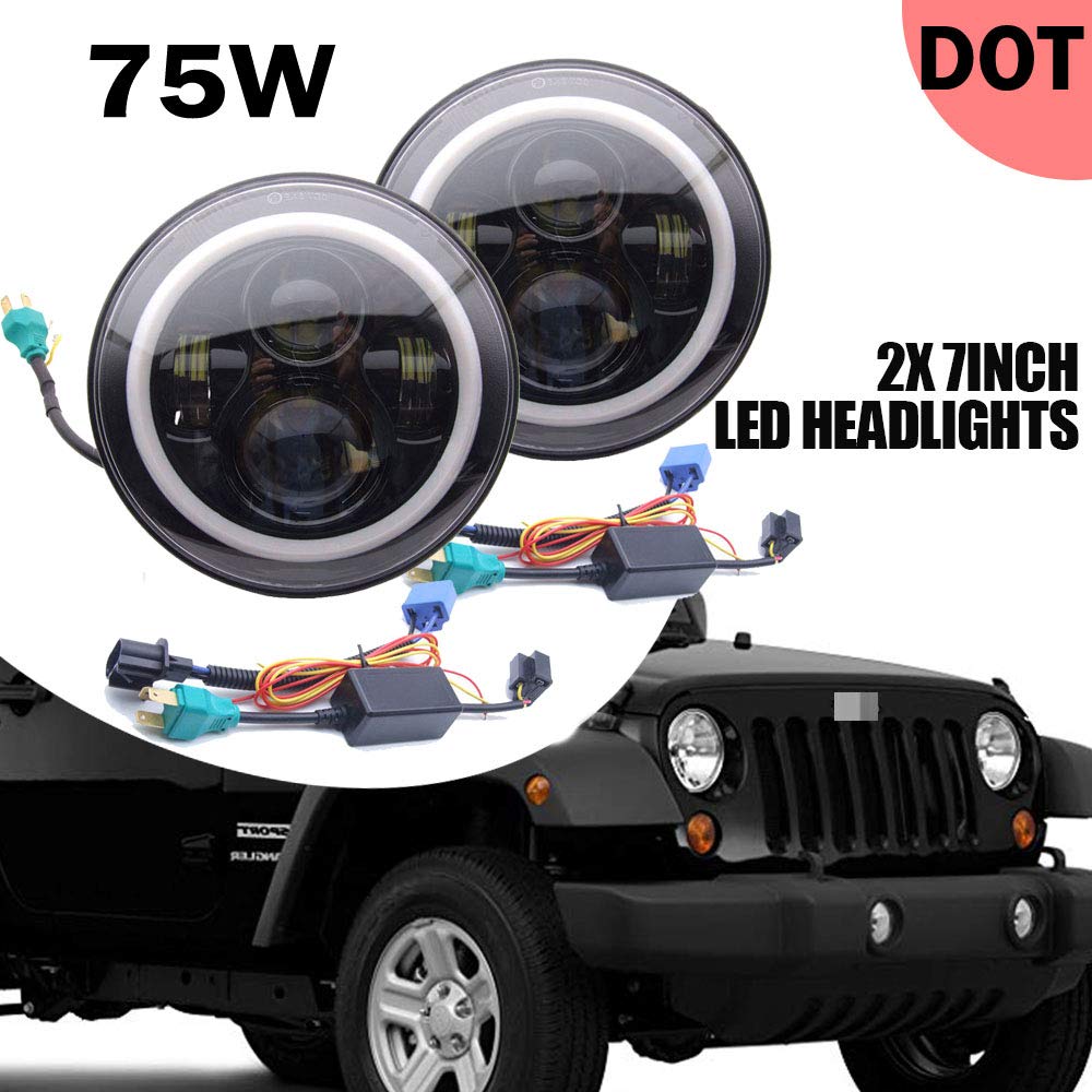 Jeep CJ-8 LED Headlights 7