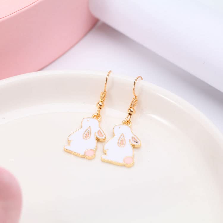 Easter Bunny Rabbit Egg Earrings for Women - Cute Animal Jewelry for Easter Gifts & Spring Party Accessories | Perfect for Easter Celebrations, Spring Outfits & Holiday Gifting