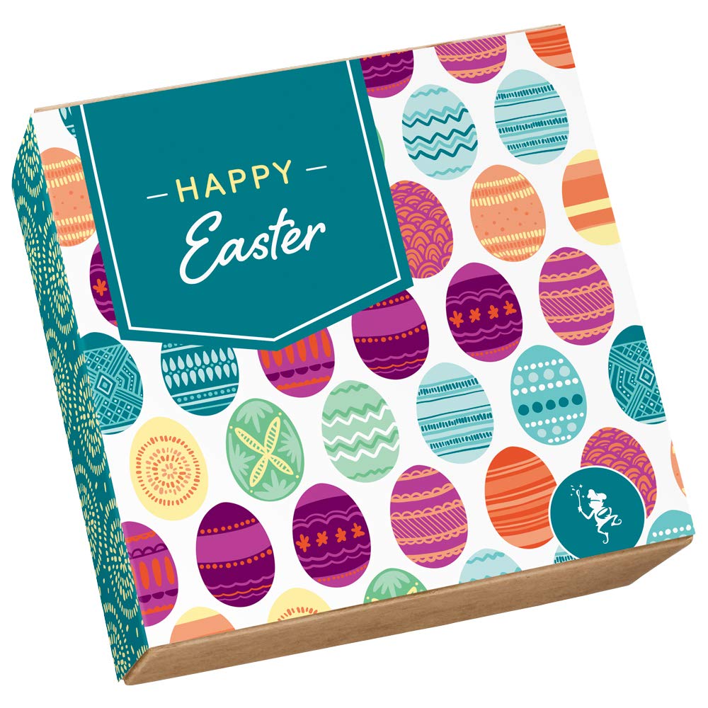 Fairytale Brownies Easter Gift Basket - 24 Individually Wrapped 3-Inch Gourmet Chocolate Brownies (LE124) - Perfect for Easter Celebrations, Corporate Gifts & Holiday Treats