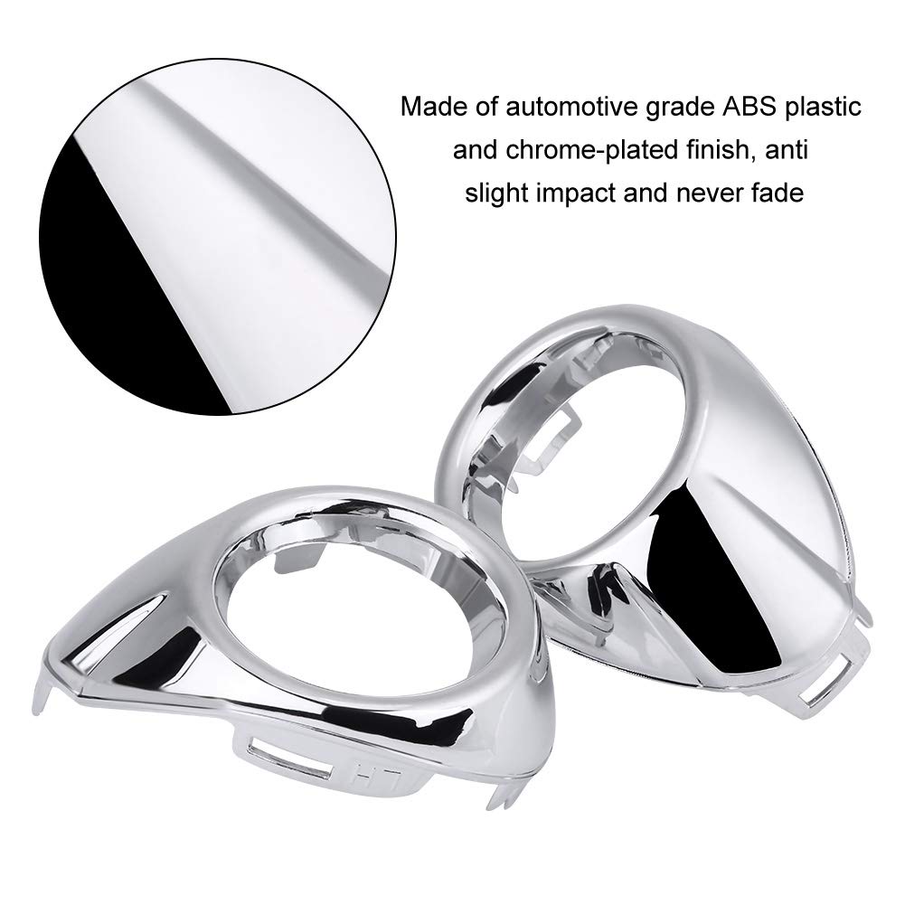 Ford Focus 2012-2014 Fog Light Bezel Cover - Front Bumper Trim for Night Driving
