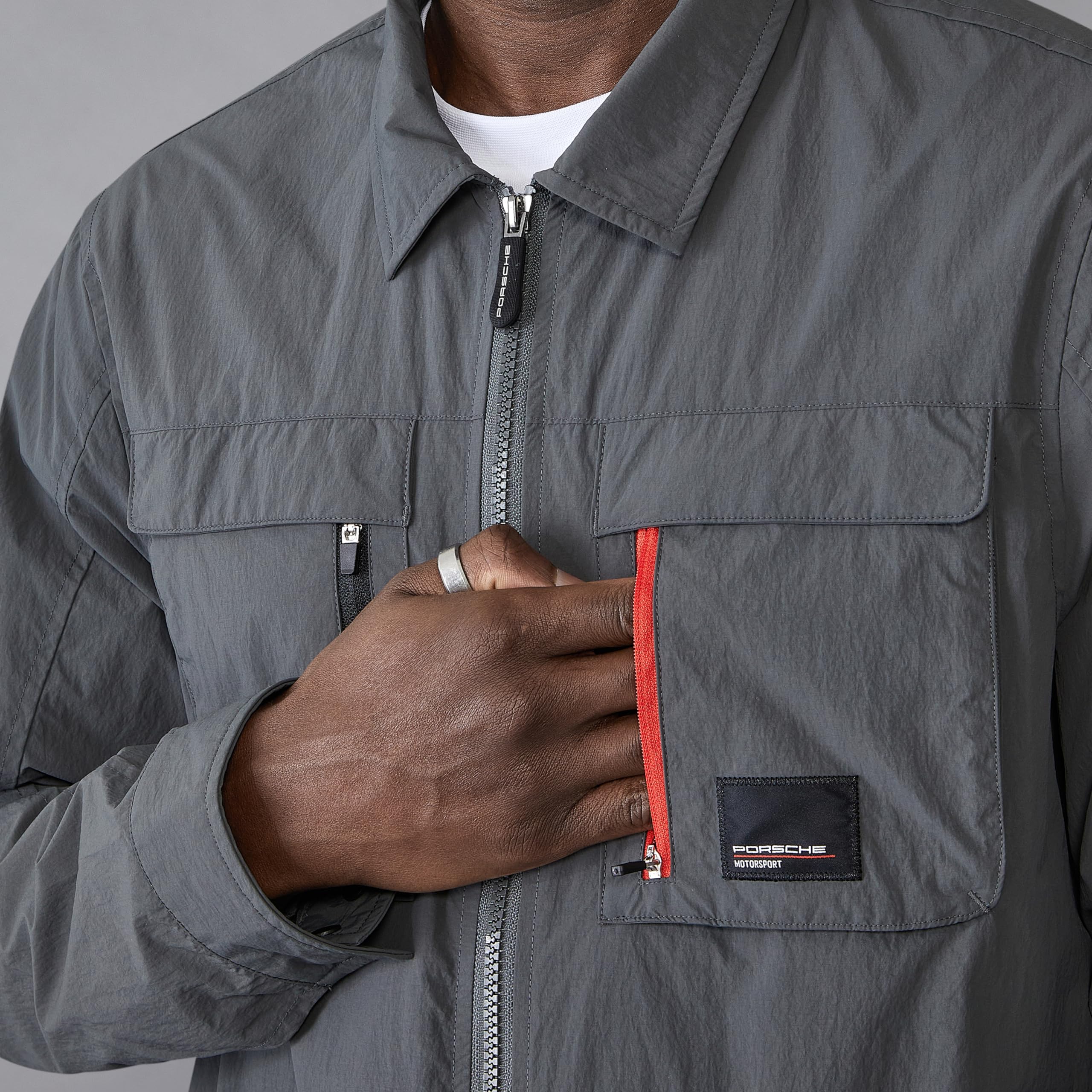 Men's Utility Overshirt Jacket - Water-Resistant Workwear Shirt for Outdoor Activities, Hiking & Casual Wear
