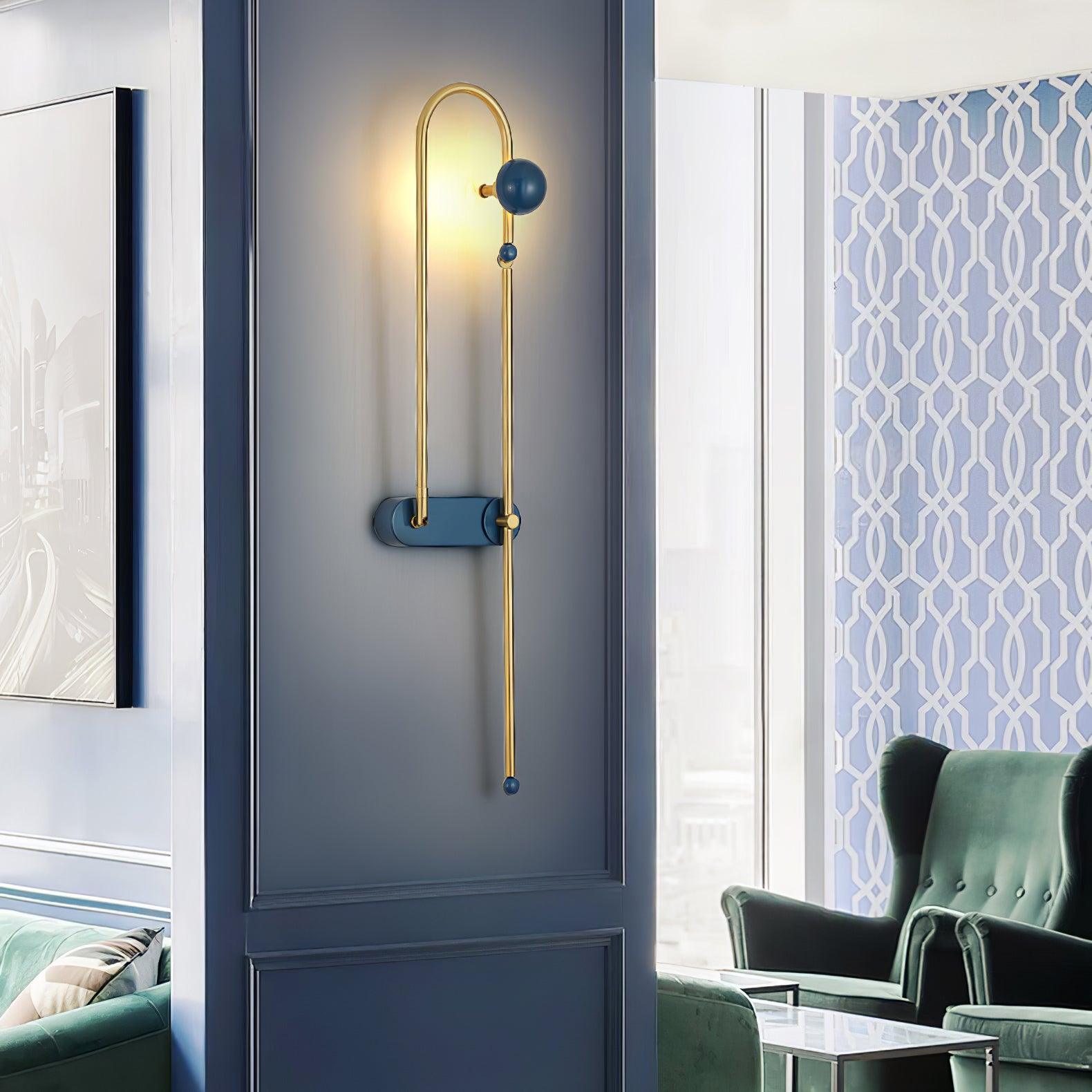 Modern LED Wall Sconce Light - Energy Efficient Plug-in Wall Lamp for Bedroom, Living Room, and Hallway Lighting - Perfect for Ambient and Accent Lighting