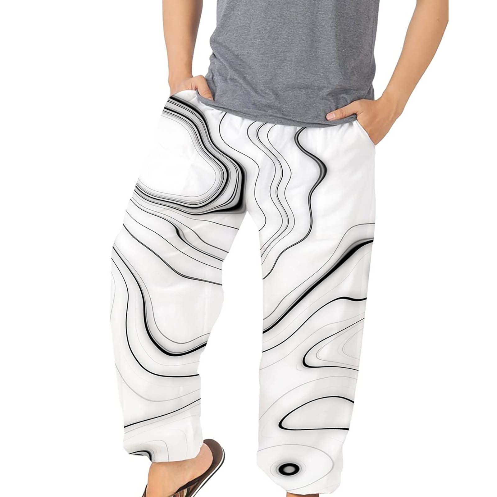 2022 Men's Cool Joggers Pants - 3D Printed Novelty Sweatpants with Drawstring, Athletic Lounge & Beach Pants for Running, Gym, Yoga and Casual Wear