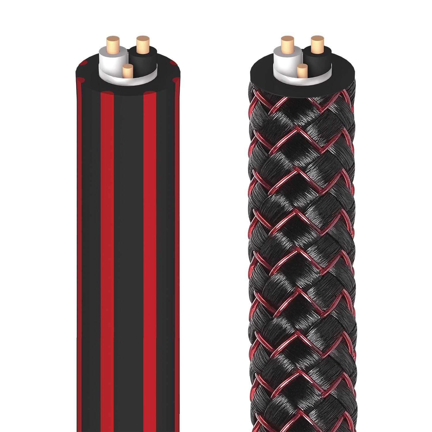 AudioQuest Red River XLR Cable - 1.0m Balanced Interconnect for Professional Audio & Home Theater Systems - Perfect for Studio Recording, Hi-Fi Systems, and Live Performances