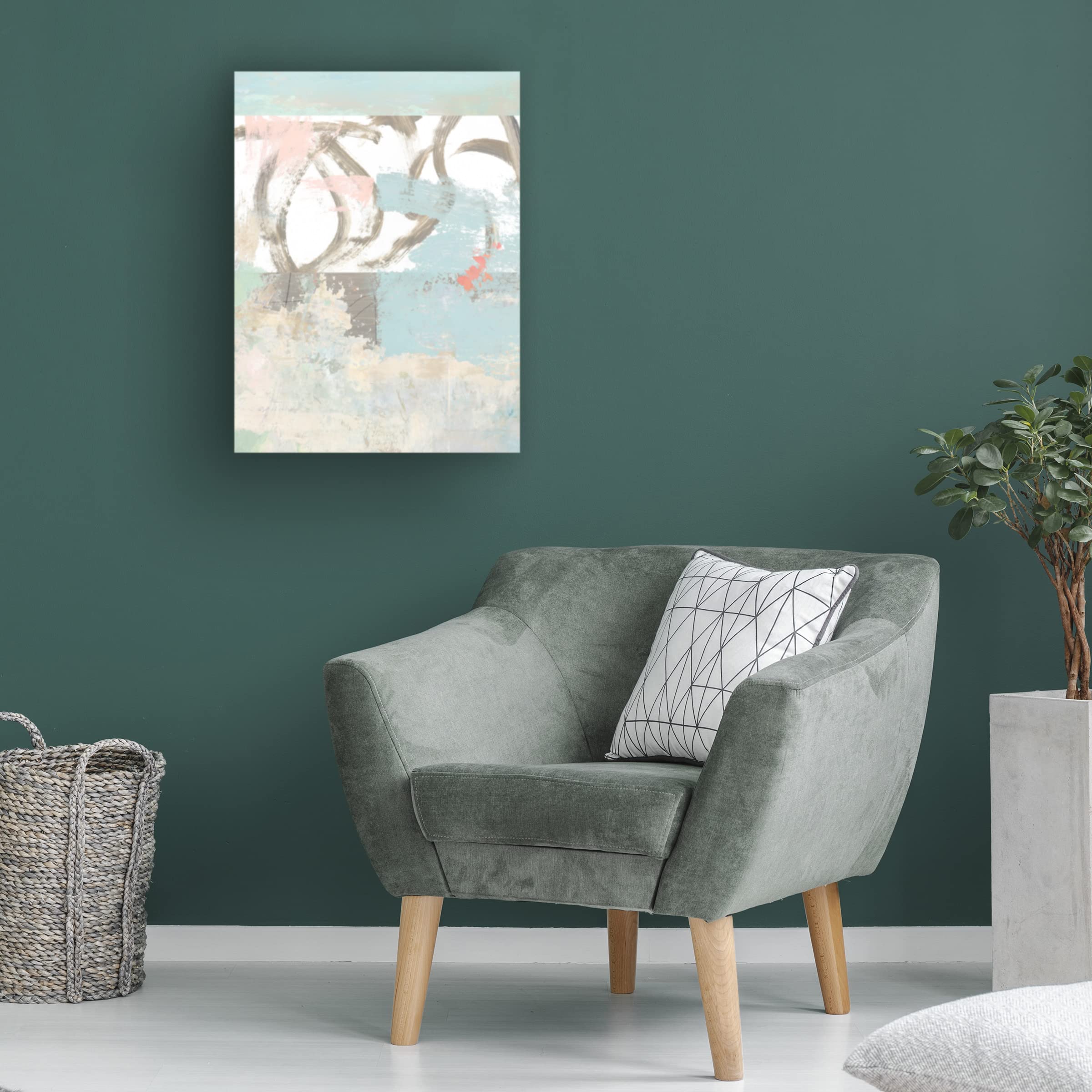 Trademark Fine Art 'Sea Whispers No 1' Canvas Wall Art Print by Suzanne Nicoll - Coastal Beach Decor for Living Room, Bedroom & Office