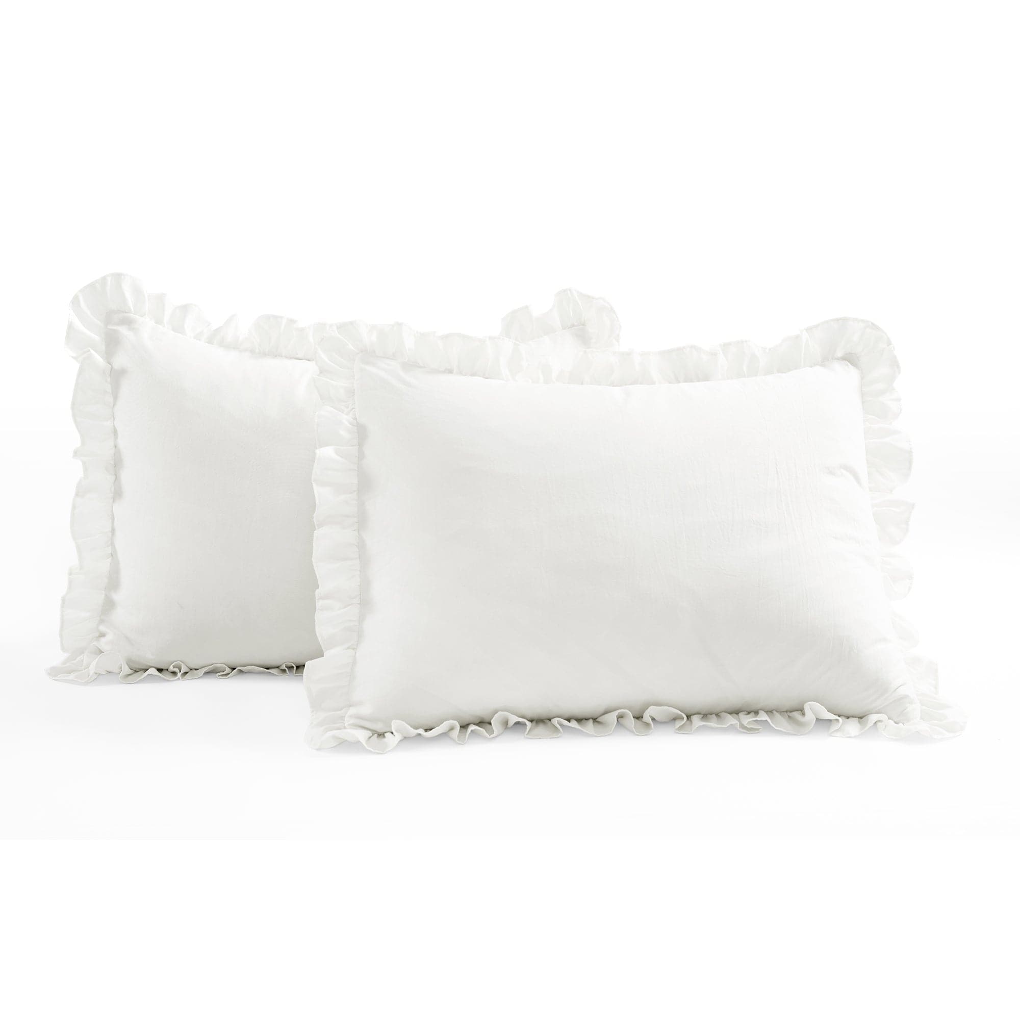 Allison Ruffle Skirt Bedspread Set - Elegant Floral Printed Queen Size Bedding with Ruffled Skirt | Perfect for Master Bedroom, Guest Room & Vacation Home Decor