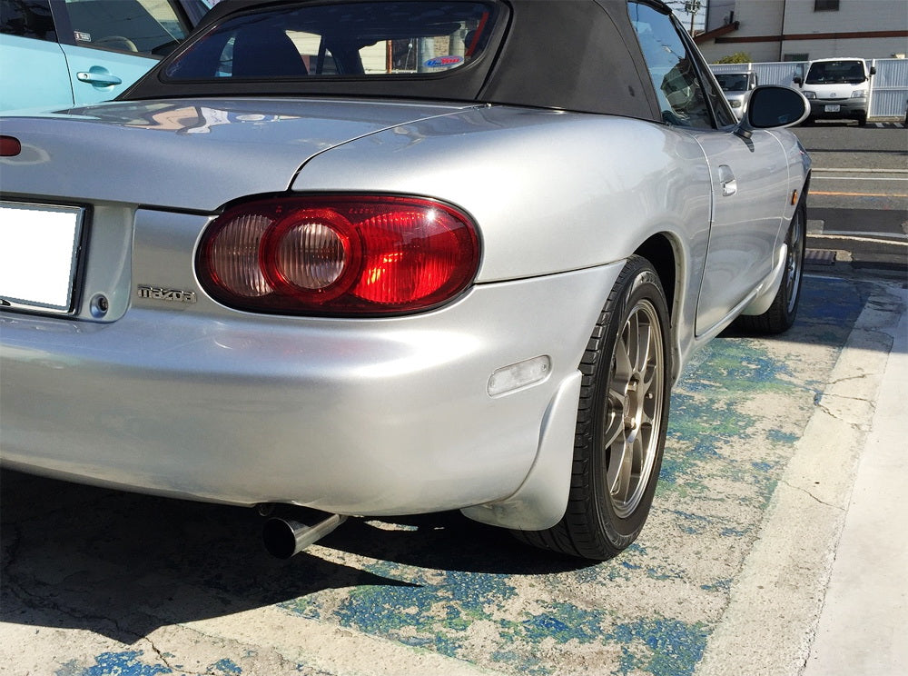 1990-2005 Miata MX-5 Clear Side Marker Light Housing with Pigtails - Direct Replacement LED Compatible for Improved Visibility - Perfect for Night Driving & Car Restoration Projects