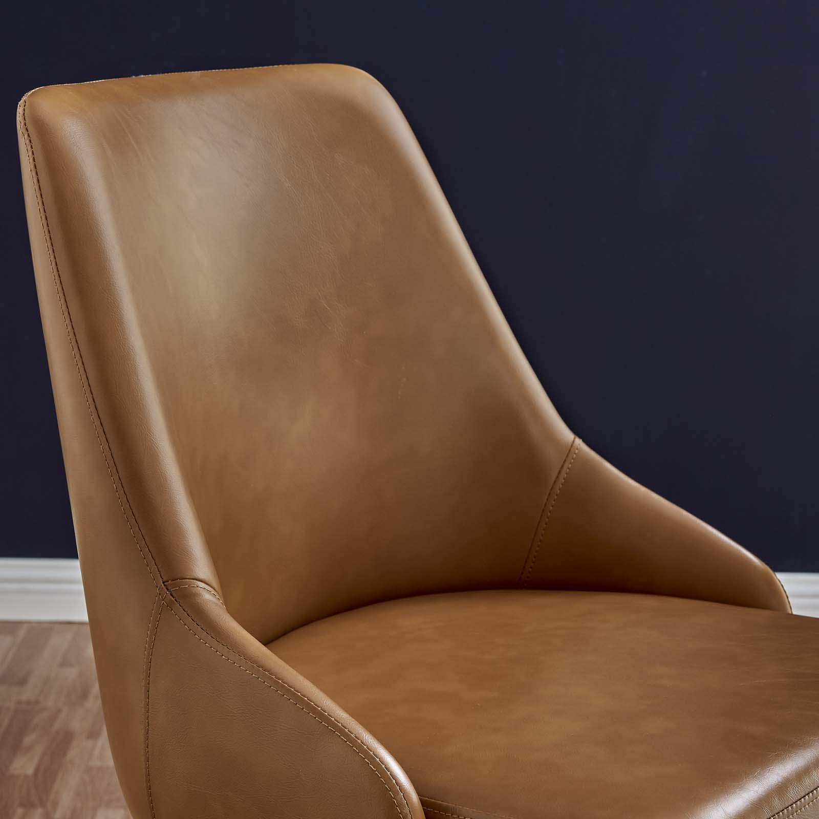 Modway Designate Modern Office Chairs - Black & Tan Ergonomic Desk Chair for Home & Office Use