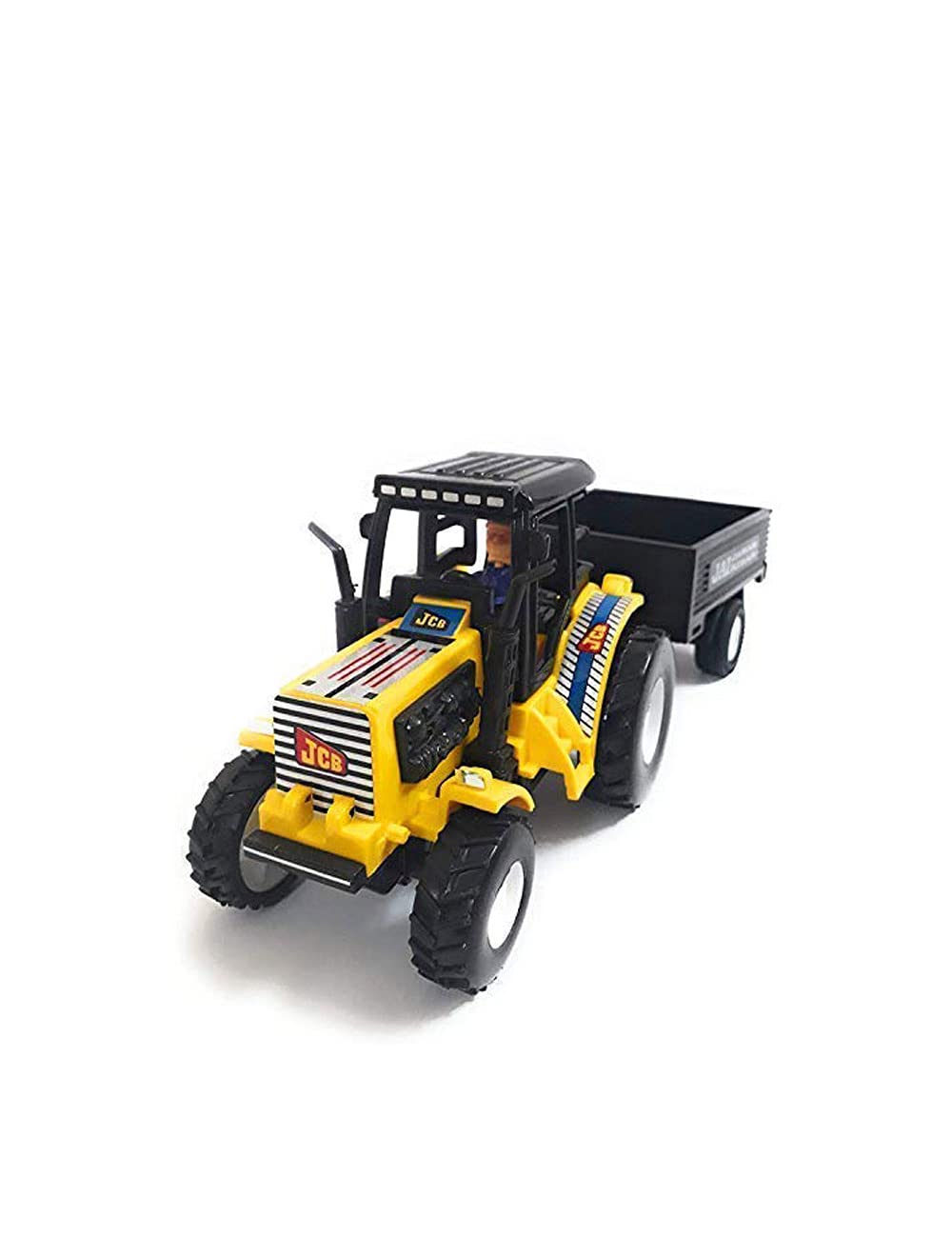 Creative Farmer Tractor Toy with Detachable Trolley - Educational Farm Vehicle Playset for Toddlers & Kids | Perfect for Pretend Play, Farm-Themed Learning & Early Childhood Development