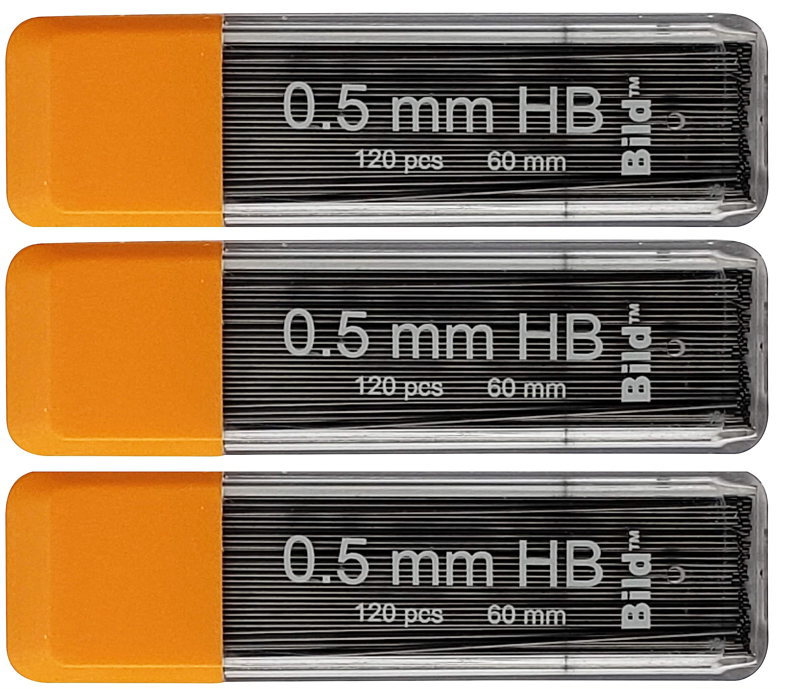 Bild Premium 0.5mm HB Mechanical Pencil Lead Refills - 12 Pack for Drafting, Writing & Sketching | Smooth Break-Resistant Graphite for Students & Professionals