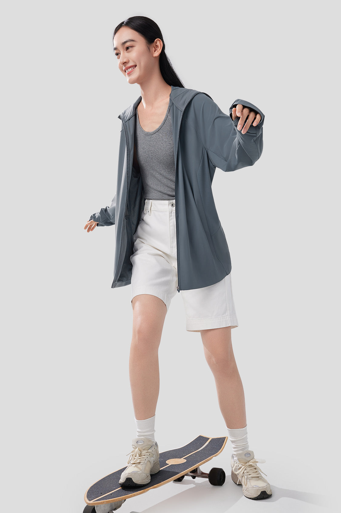 IceAiry Men's Breathable Sun Protection Jacket UPF50+ - Lightweight UV Shirt for Outdoor Activities, Hiking, Fishing & Summer Travel