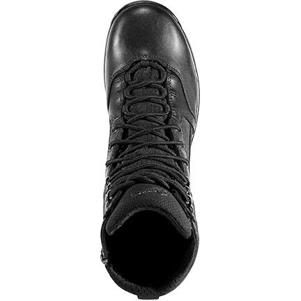 Danner Men's Kinetic Side Zip 8-Inch Black Work Boots - Waterproof Hiking & Construction Safety Shoes for Outdoor Adventures