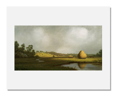Martin Johnson Heade Salt Marshes Newburyport Massachusetts Painting - Vintage Landscape Artwork for Home Decor & Office Wall Art