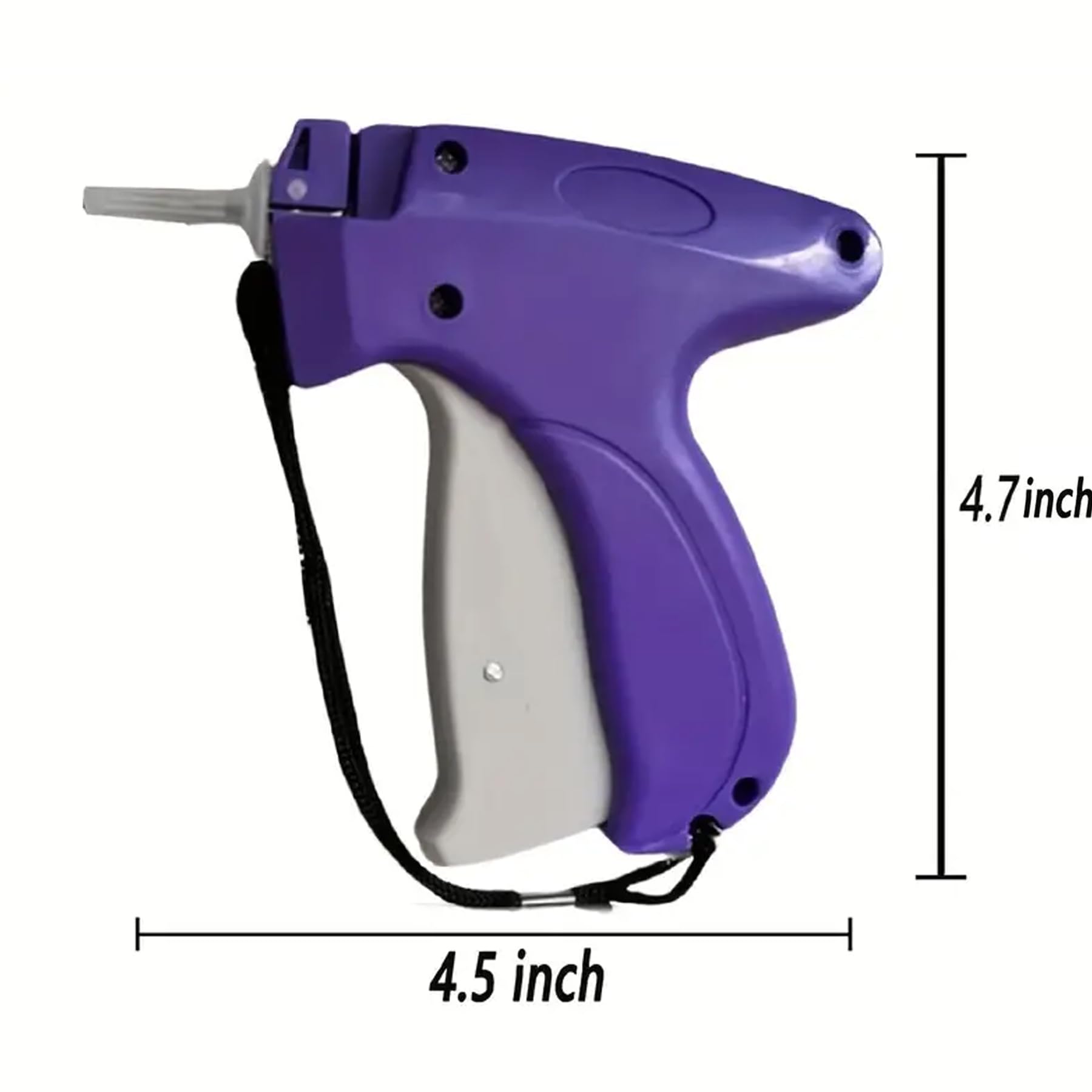 Mini Sewing Gun with 6 Fine Needles & 1000 Fasteners - Quick Clothing Repair Tool for Clothes, Garments, Quilts - Perfect for Emergency Fixes, DIY Projects & Fabric Tagging