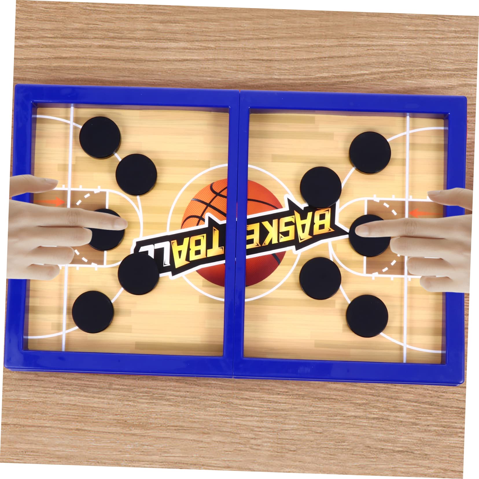 OHPHCALL Tabletop Catapult Chess Game - Fun Desktop Hockey & Board Game Toy Set for Kids & Adults (Red Plastic) - Perfect for Family Game Nights, Office Breaks & Indoor Parties