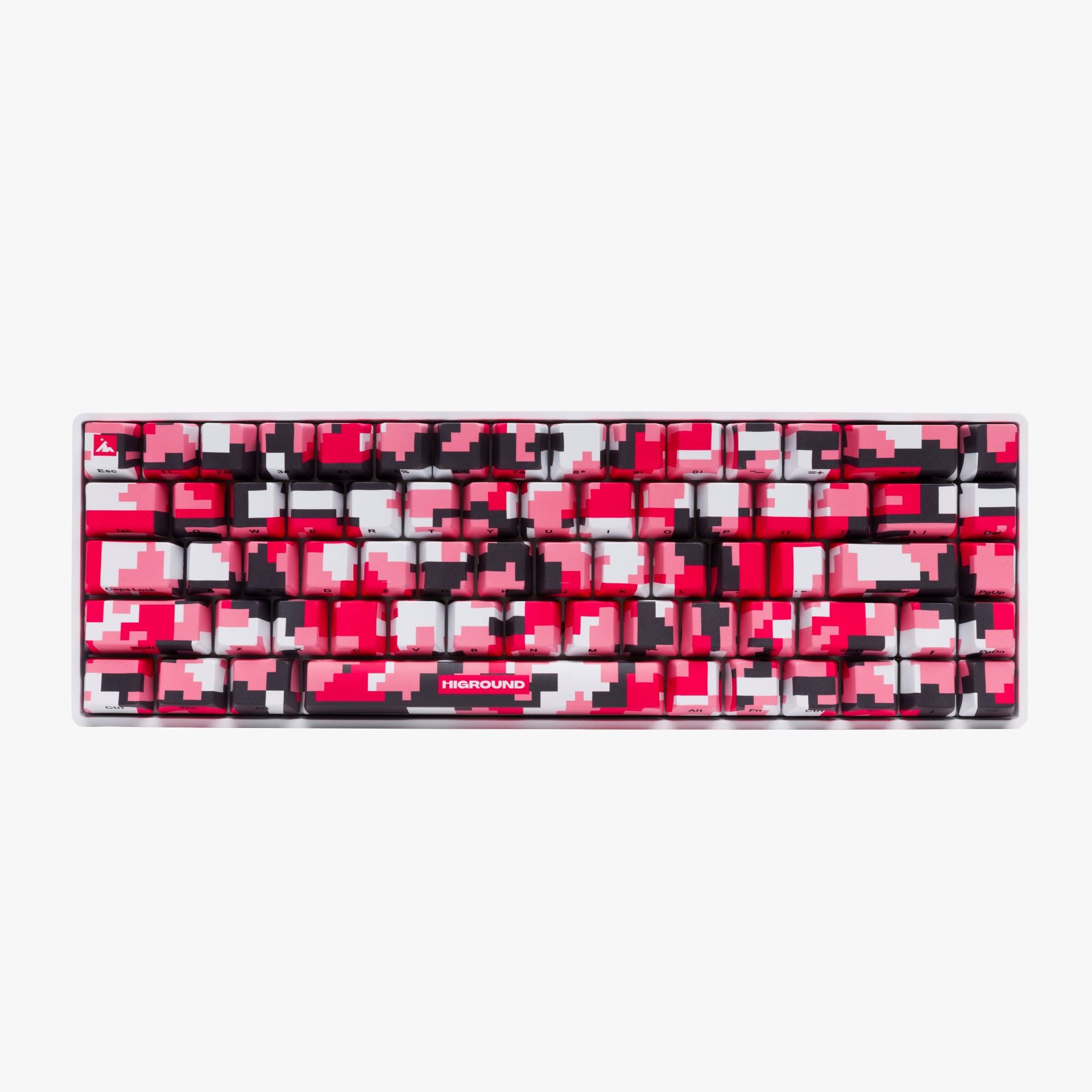 DIGICAMO Basecamp 65 Mechanical Gaming Keyboard - Pink | Compact 65% Layout, RGB Backlit, Wired USB-C | Perfect for Gaming, Office & Typing Enthusiasts