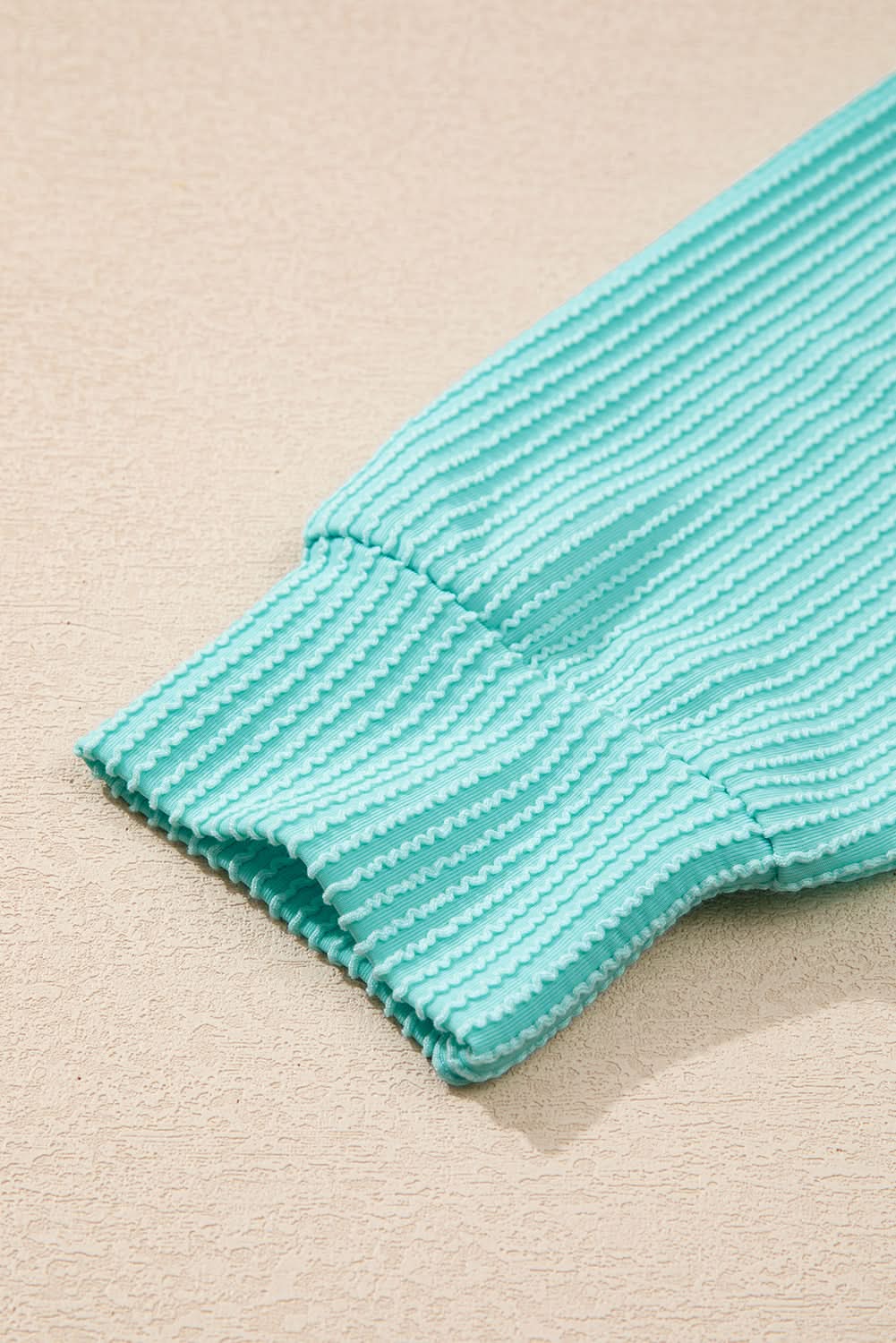 Aruba Blue Cozy Knit Top - Long Sleeve Women's Sweater for Fall & Winter | Perfect for Casual Outfits, Office Wear & Date Nights