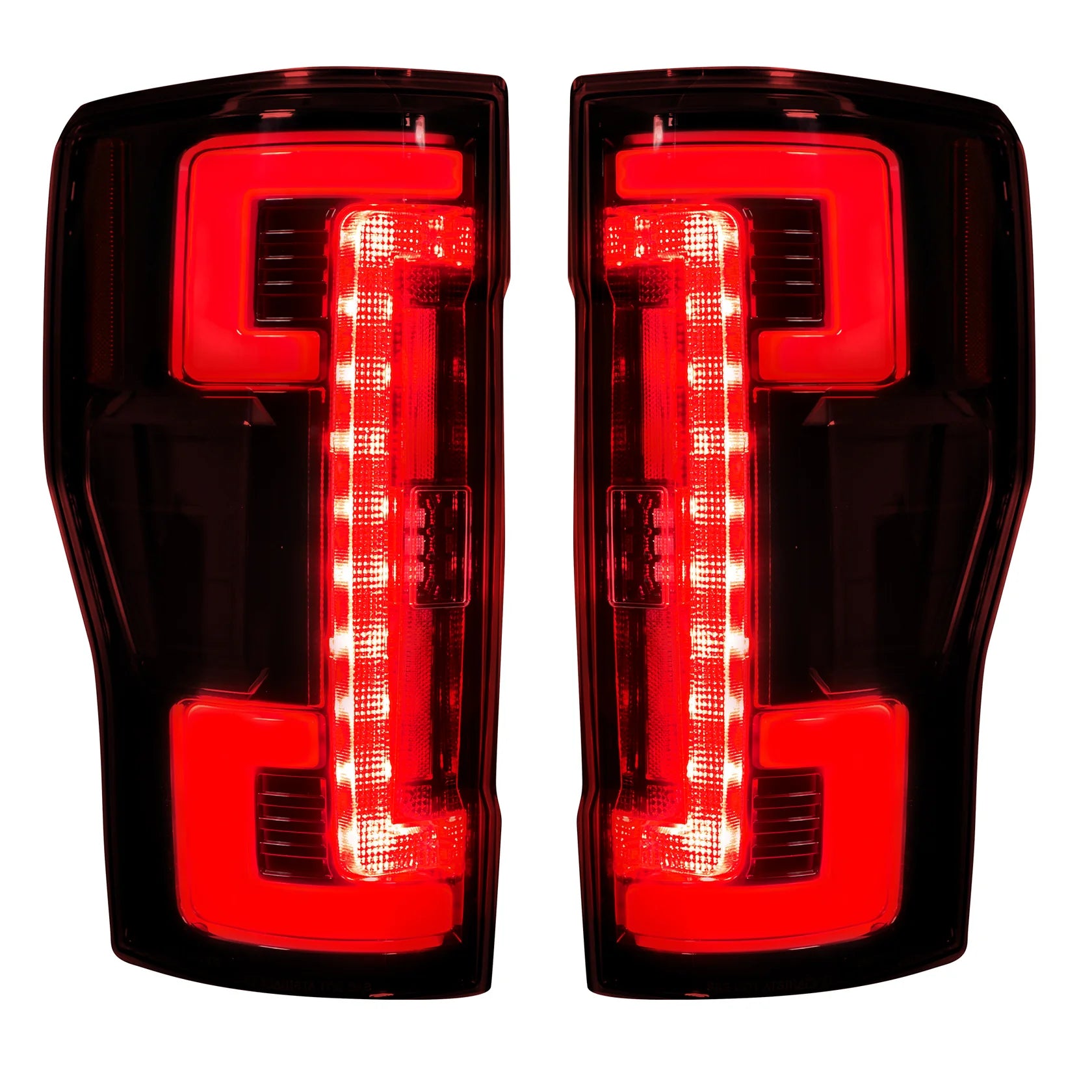 Ford Super Duty 2020-2022 F250 F350 F450 F550 LED Tail Lights (Red) - OEM Halogen Replacement for Enhanced Visibility & Style | Perfect for Off-Roading, Truck Upgrades & Night Driving