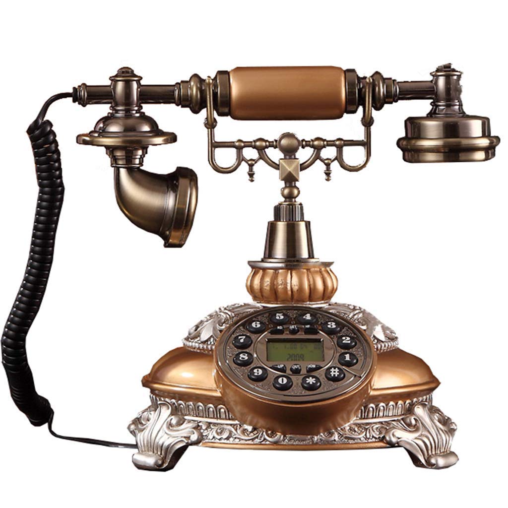 Vintage Resin Retro Telephone - Antique Style Desk Phone for Home, Office & Living Room Decor - Perfect for Vintage Lovers & Home Décor Enthusiasts