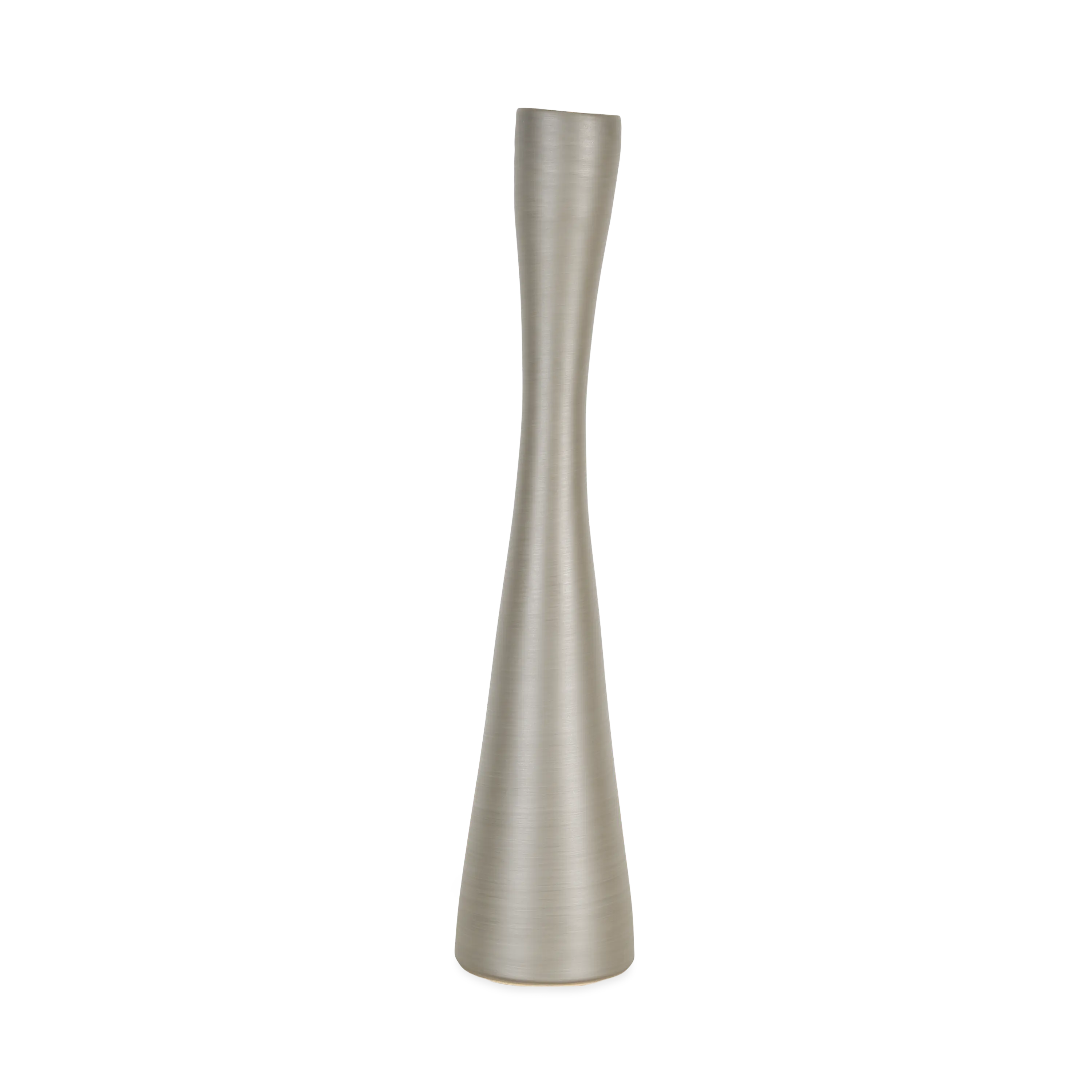 Elegant Bronze Flute Vase - 24 Inch Tall Decorative Flower Vase for Home Decor, Wedding Centerpieces & Luxury Gift Giving