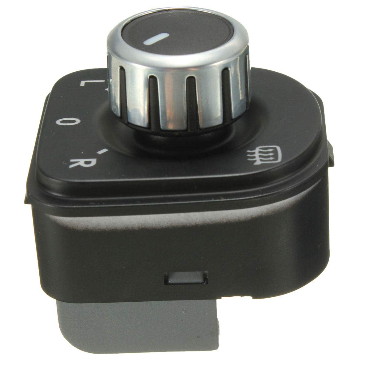 NLXTXQC Car Chrome Mirror Adjust Switch Compatible with VW Golf GTI MK5 MK6, Jetta 5, Rabbit & Passat B6 - Premium Auto Accessory for Enhanced Driving Comfort & Style