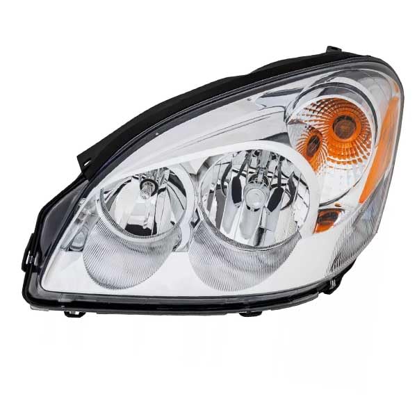 2006-2011 Buick Lucerne Left Driver Side Halogen Headlight Assembly with Bulb - Replacement for Dim/Broken Lights, Night Driving Safety Upgrade