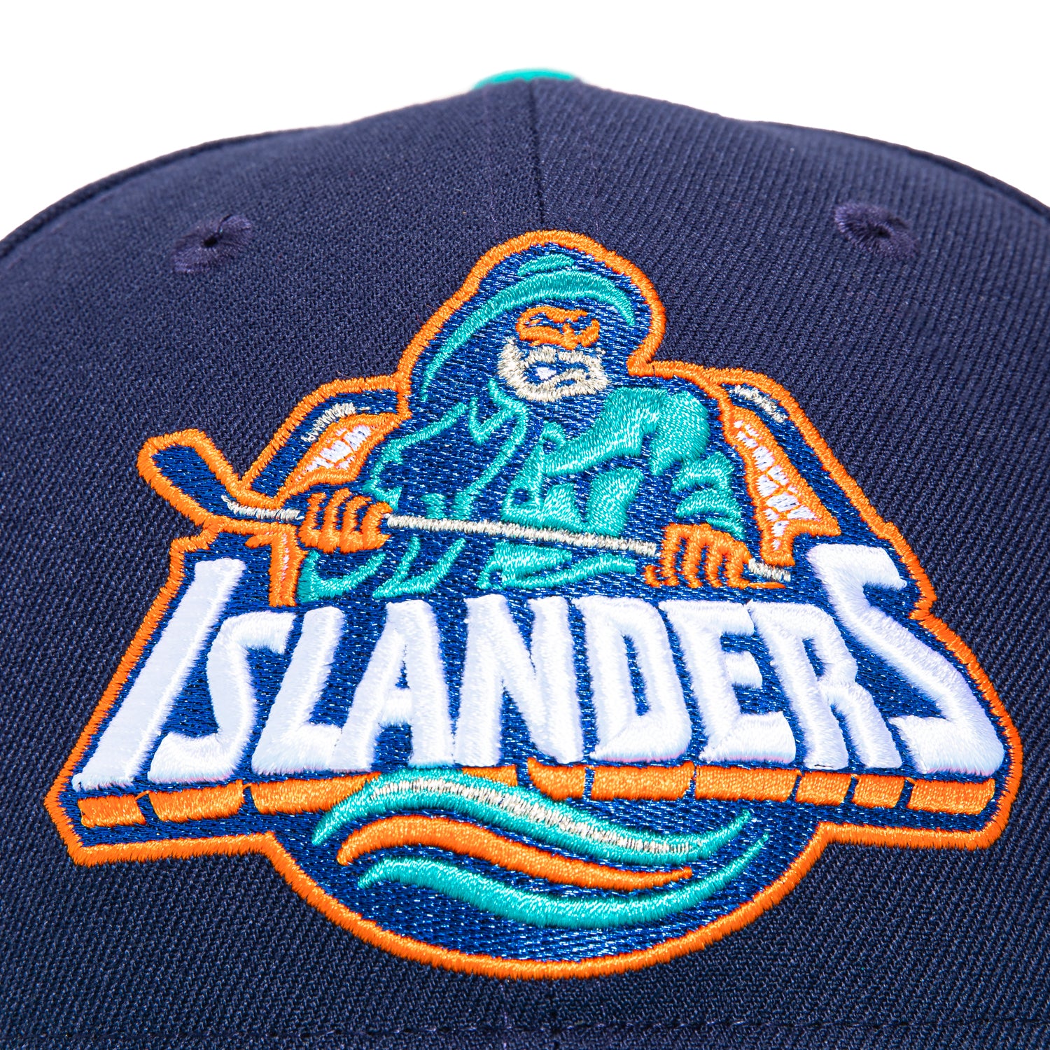 New Era 59Fifty New York Islanders 25th Anniversary Patch Snapback Hat - Light Navy & Teal - Official NHL Licensed Cap for Hockey Fans & Sports Enthusiasts