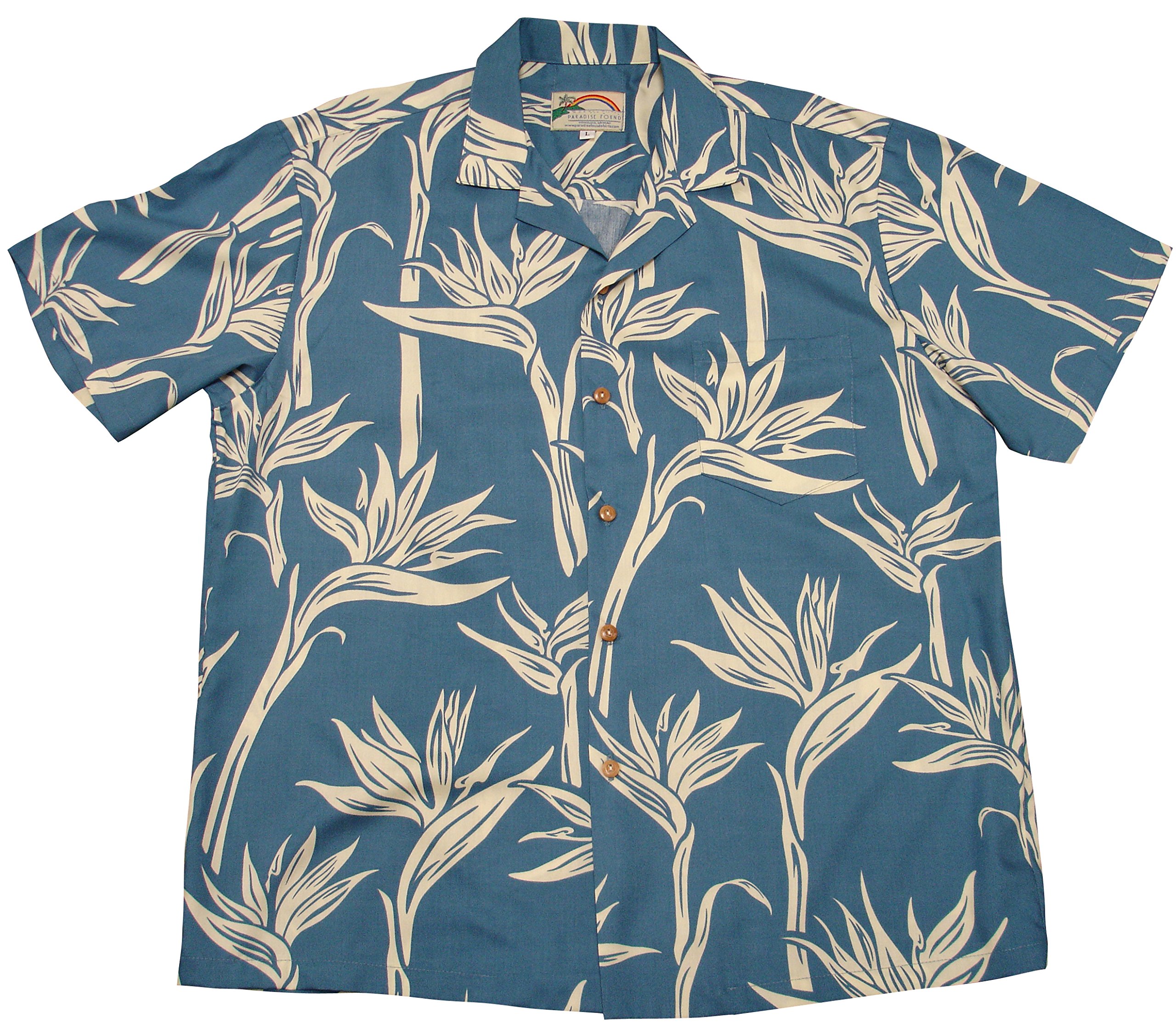 Men's Hawaiian Aloha Shirt - Tropical Floral Print Short Sleeve Button Up for Beach Vacation, Summer Party & Casual Wear | Paradise Found Collection