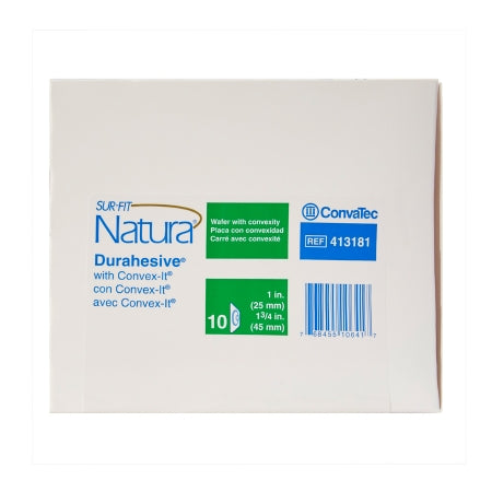 ConvaTec SUR FIT Natura Durahesive Pre-Cut Skin Barrier - Convex Ostomy Pouch (1-3/4
