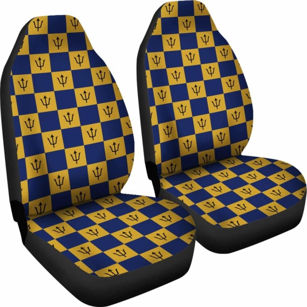 Premium Barbados Car Seat Covers - Universal Fit for Most Vehicles (5-Piece Set) - Durable & Comfortable for Daily Commute, Road Trips & Family Travel