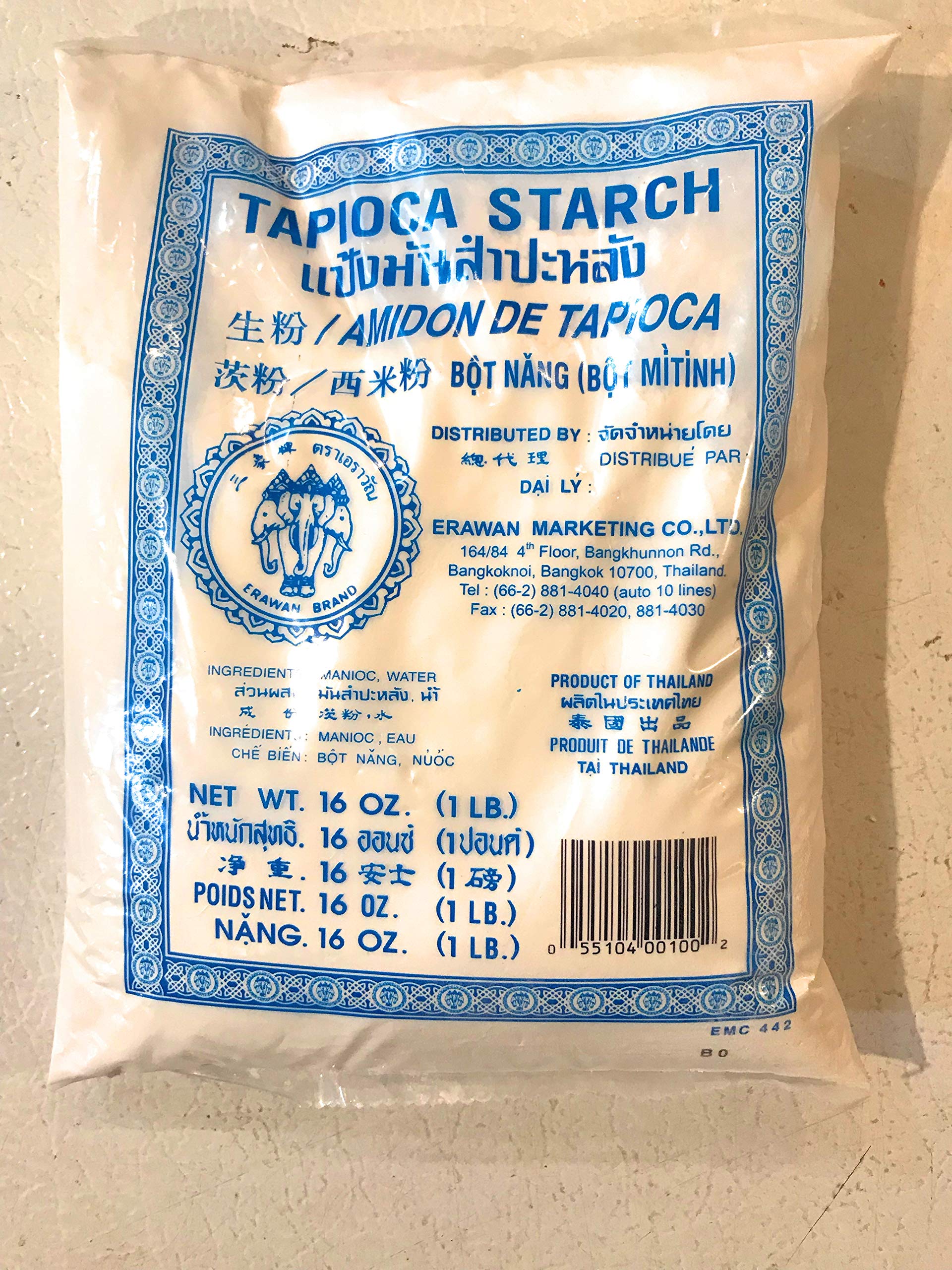 Premium Tapioca Starch 1 LB x 20 Bags - Gluten-Free Baking & Cooking Starch for Boba, Puddings, Thickening Sauces & Asian Cuisine