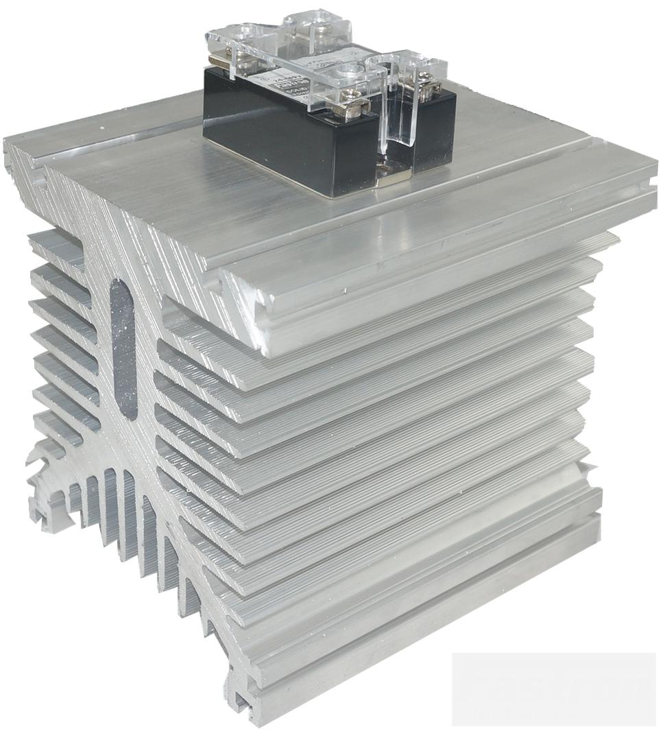 F110 Series Panel Mount Single Phase Solid State Contactors - 30-90 Amp, 70-533VAC Switching, 90-280VAC/4-32VDC Control - Ideal for Industrial Automation, HVAC Systems, and Motor Control Applications