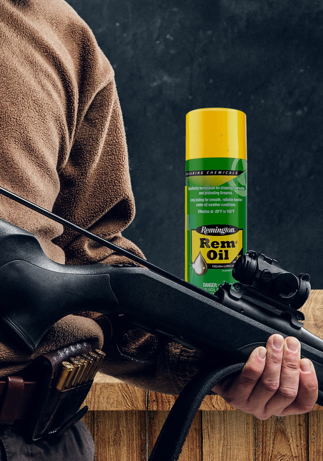 2 Pack Rem Oil Spray 10 Oz - Gun Cleaning & Lubricating Oil Aerosol + 40 Gun Cleaning Patches - CLP Gun Cleaner for Pistols, Rifles & Firearms Maintenance - Perfect for Hunting, Shooting Range & Firearm Storage