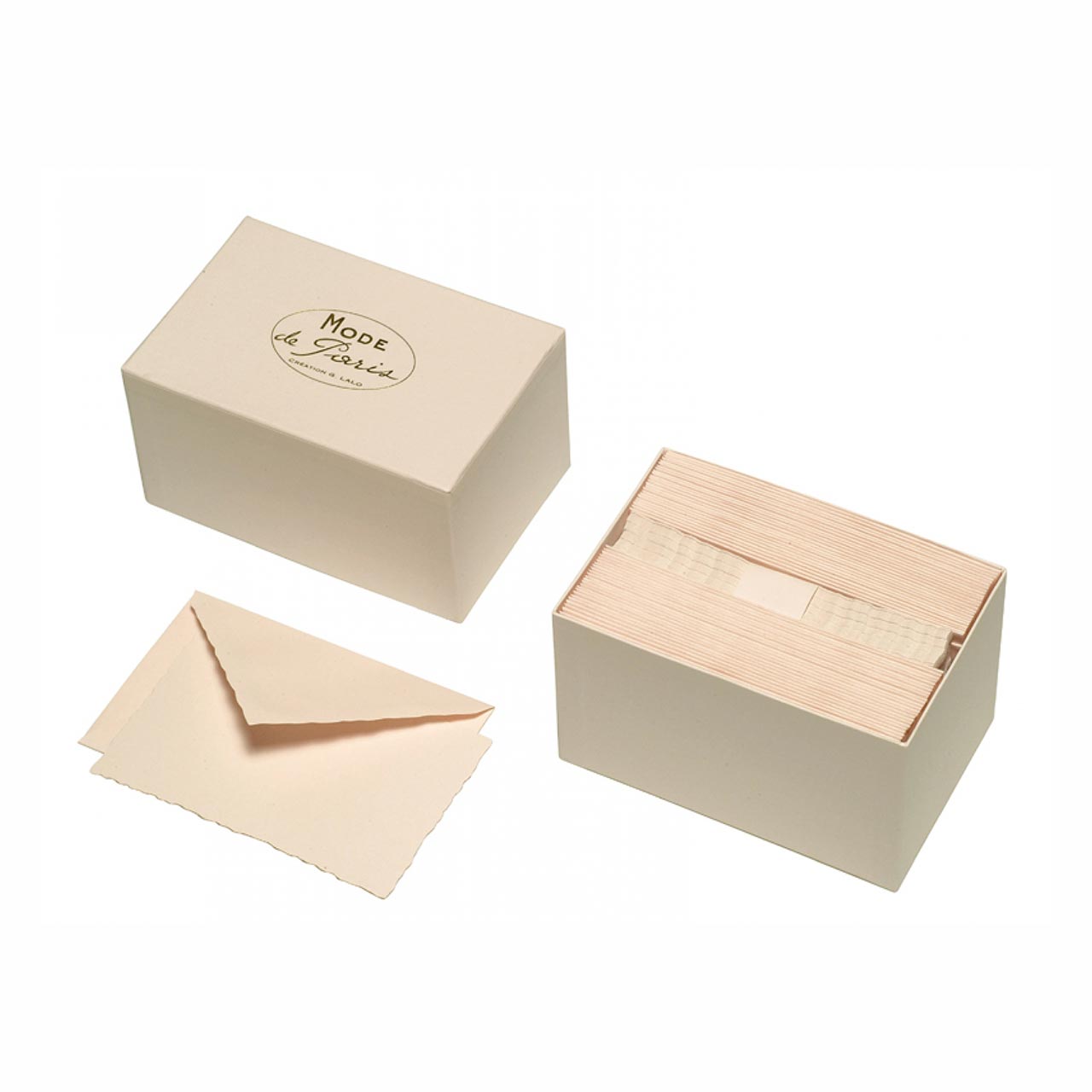 G. Lalo Mode de Paris Luxury Boxed Stationery Set - Elegant Writing Paper & Envelopes for Business, Thank You Notes & Formal Correspondence