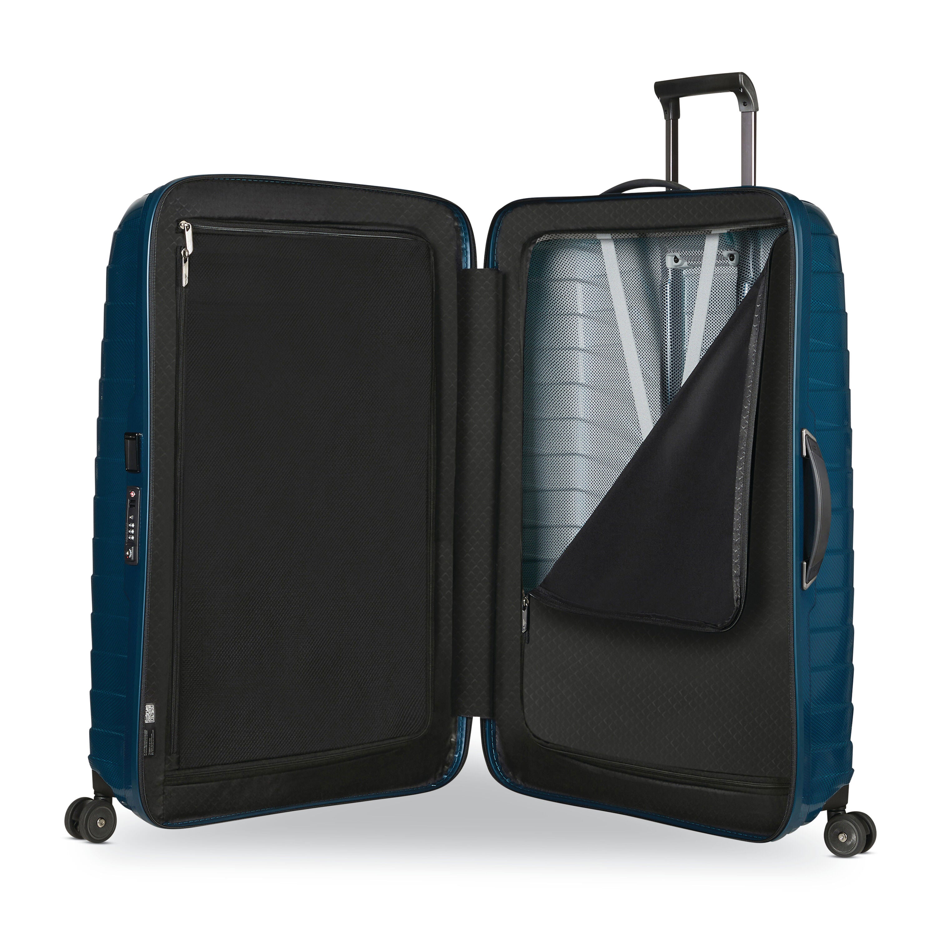Samsonite Proxis Spinner 3-Piece Expandable Luggage Set with TSA Lock - Lightweight Hardshell Suitcase for Business Travel & Family Vacations
